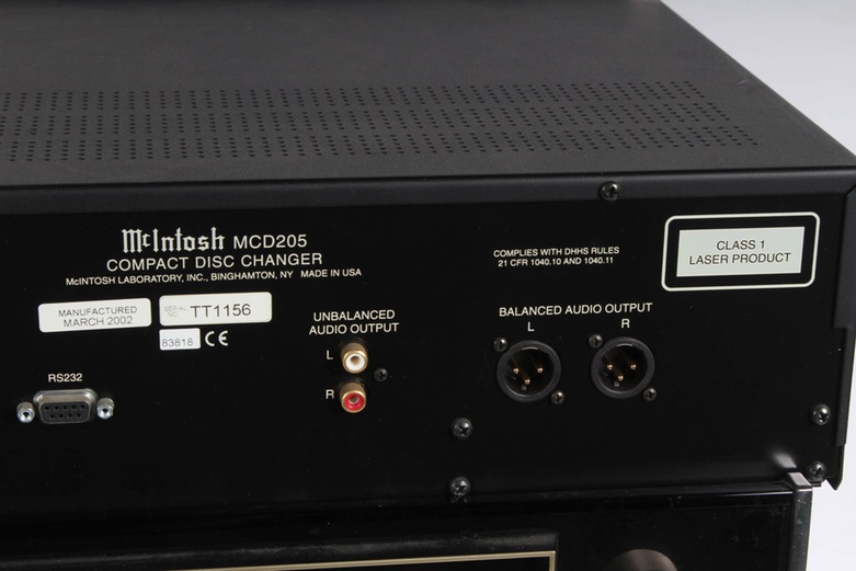 McIntosh MCD205 Compact Disc Changer