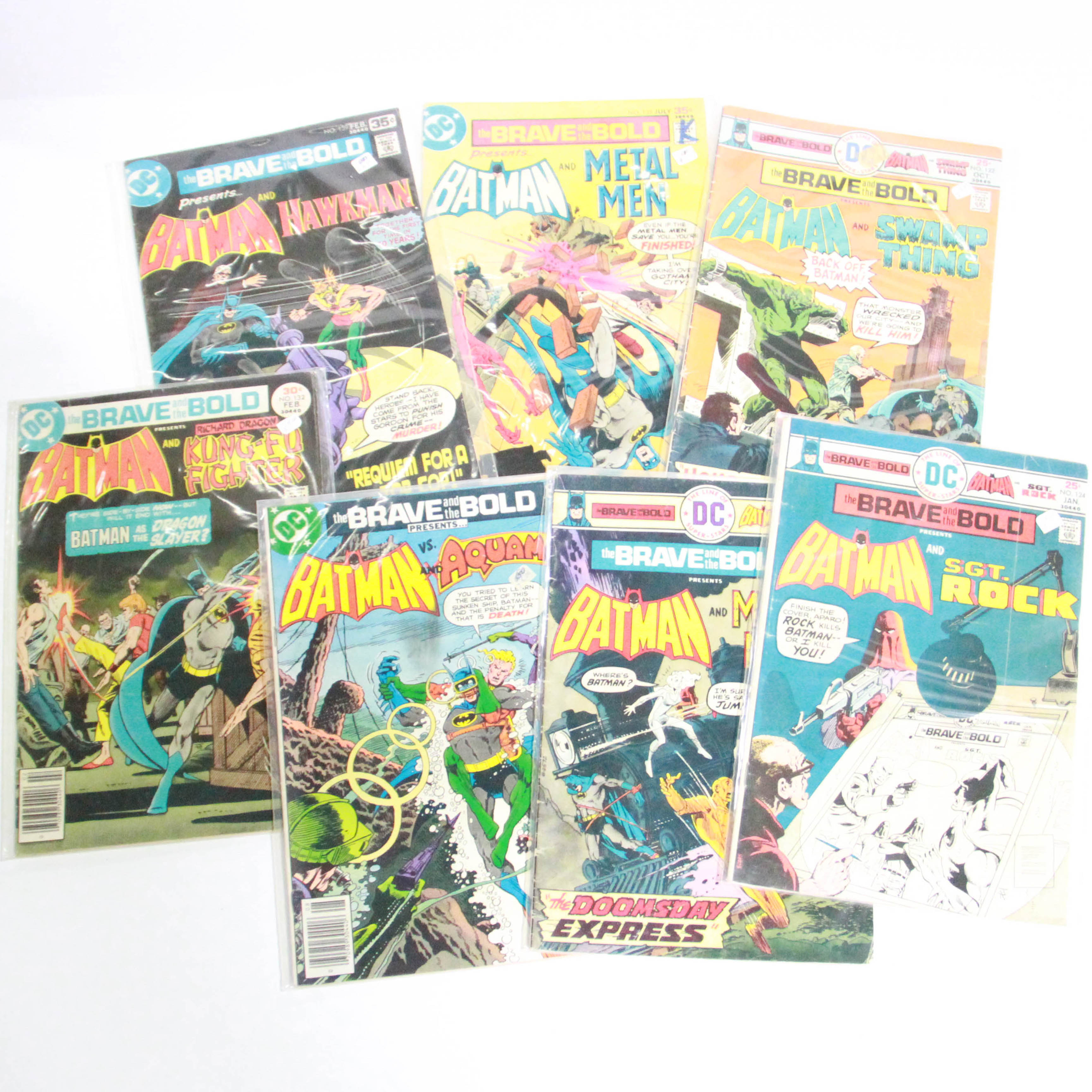 Bronze Age DC Comics "The Brave and the Bold" Comic Books Featuring Batman