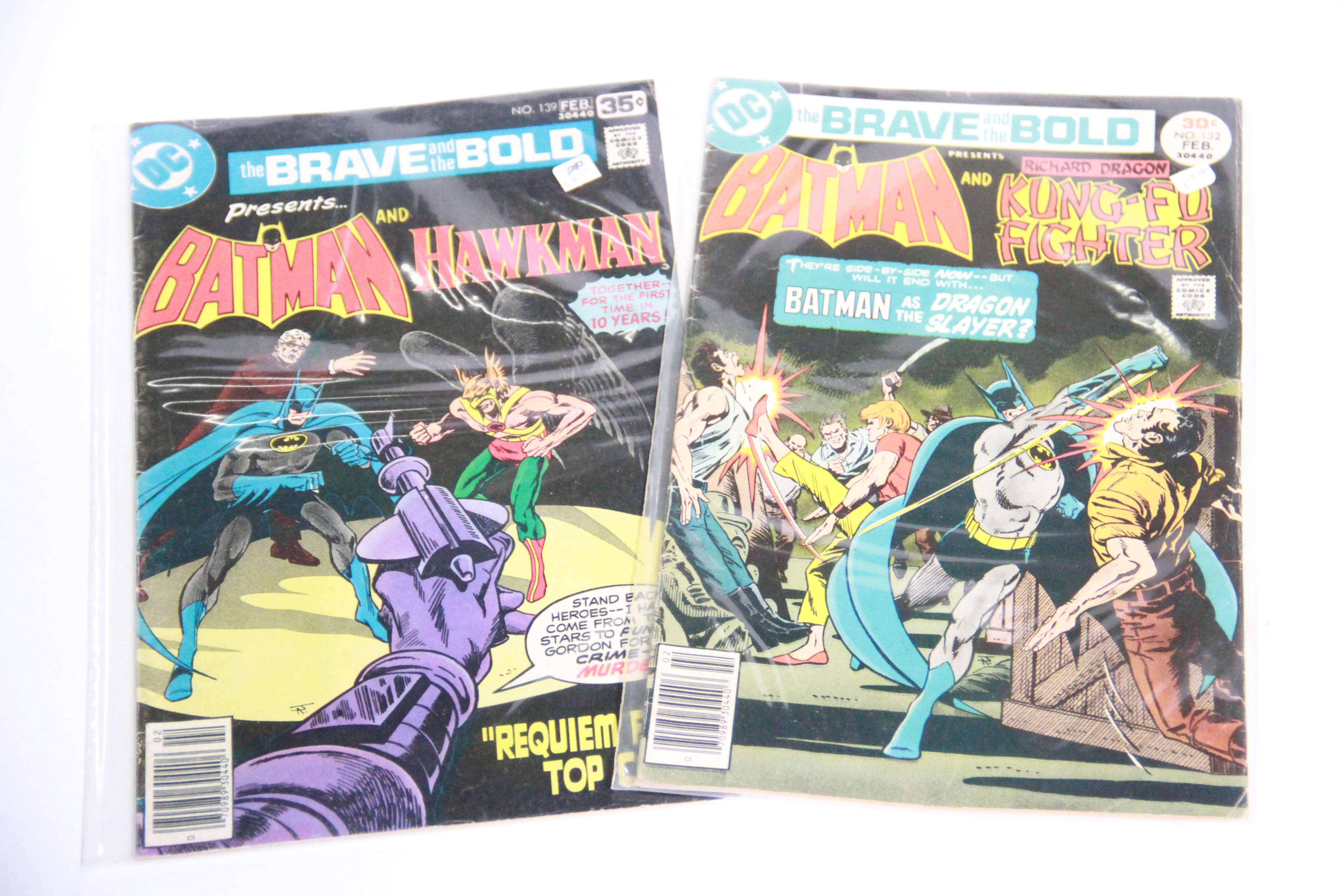 Bronze Age DC Comics "The Brave and the Bold" Comic Books Featuring Batman