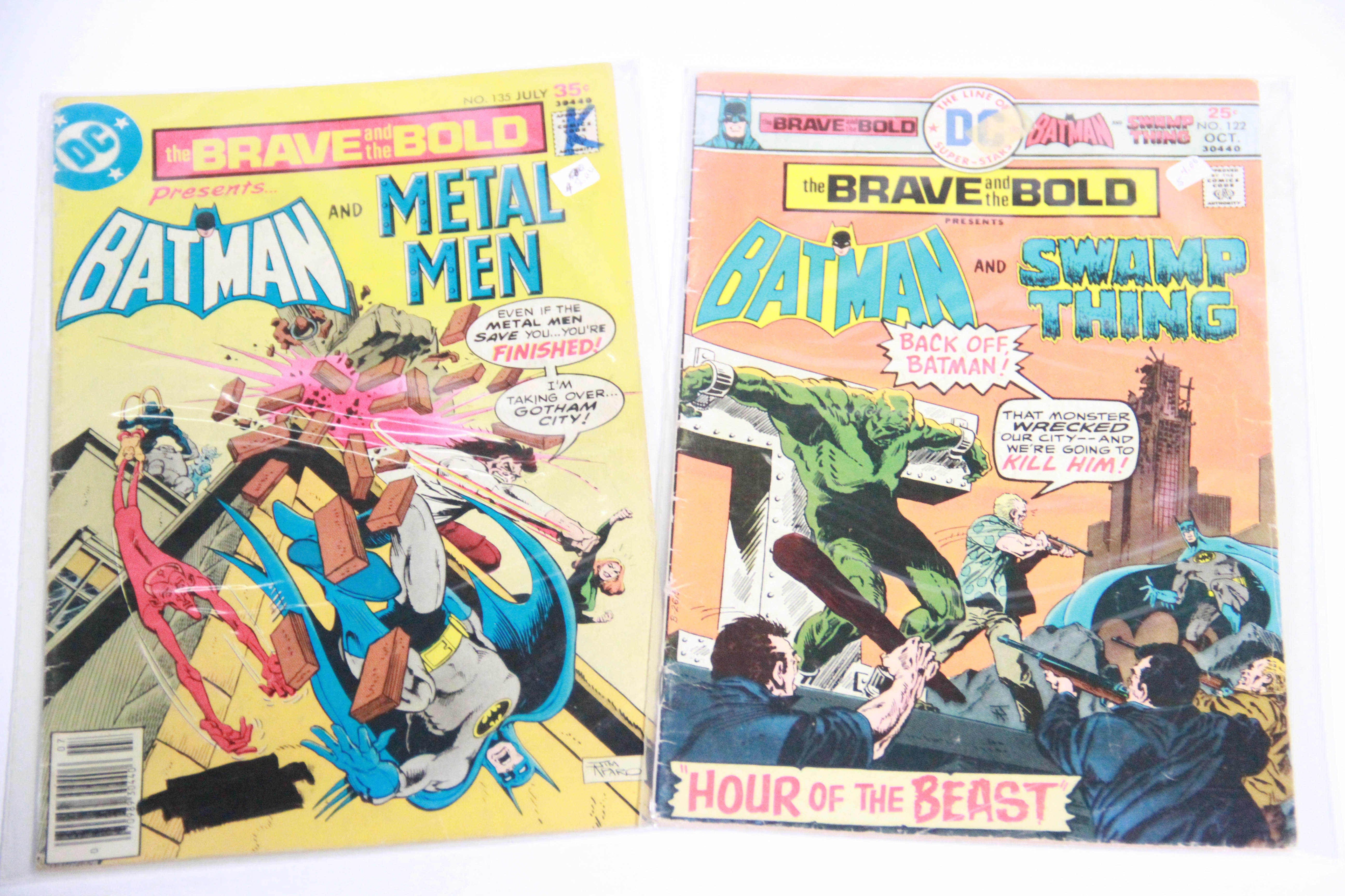 Bronze Age DC Comics "The Brave and the Bold" Comic Books Featuring Batman