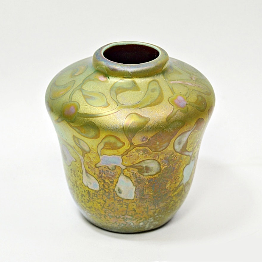 Art Nouveau Weller Sicard Art Pottery Vase