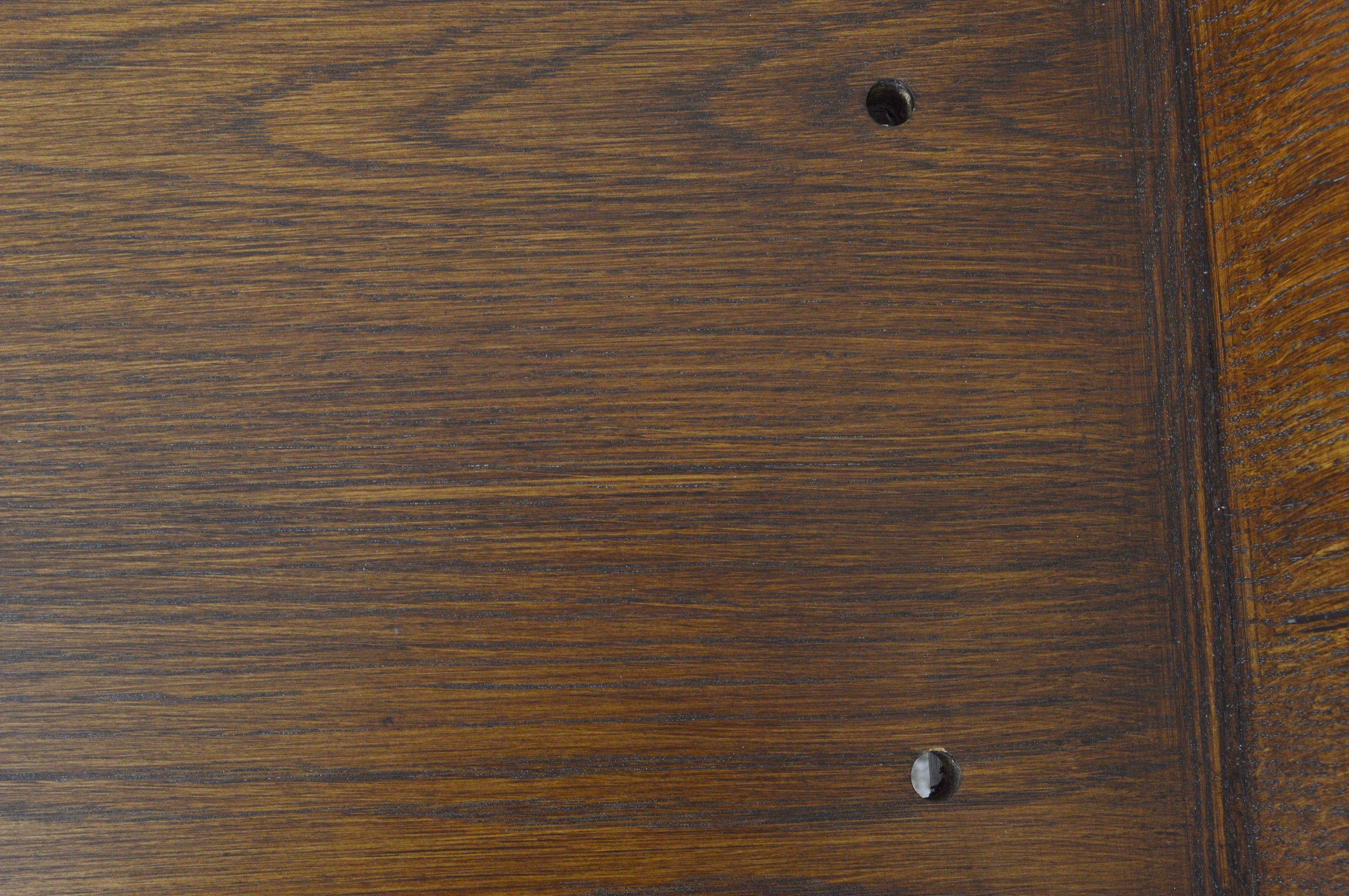 Mission Style Oak Bench