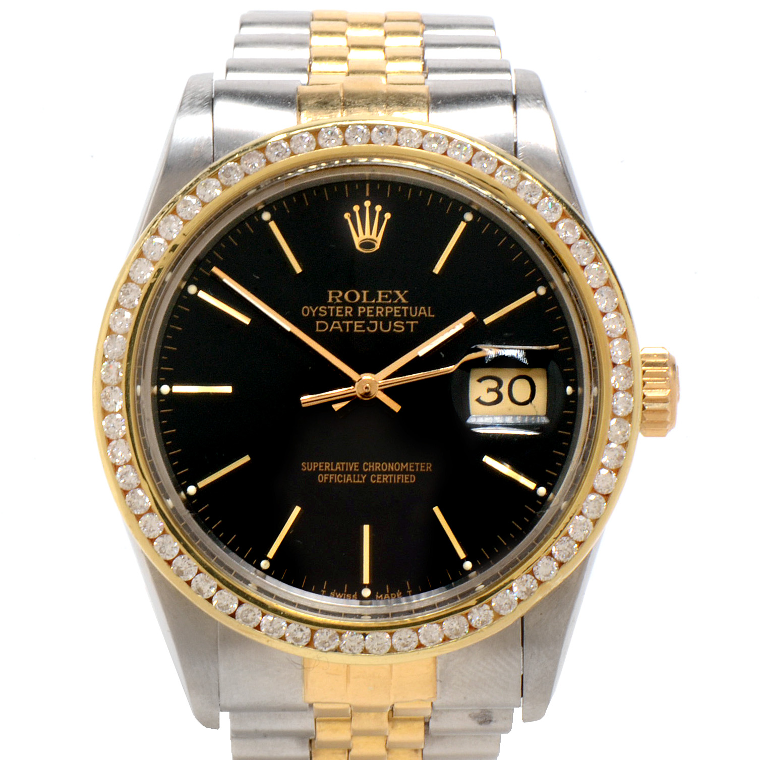 Rolex Datejust Two-Tone 18K Yellow Gold Watch