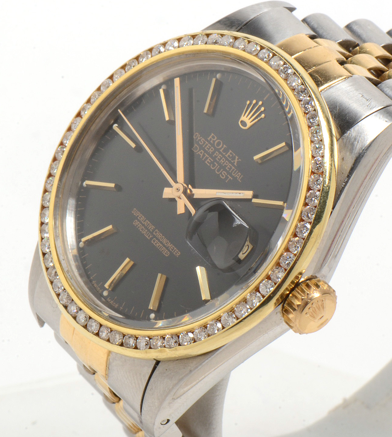 Rolex Datejust Two-Tone 18K Yellow Gold Watch