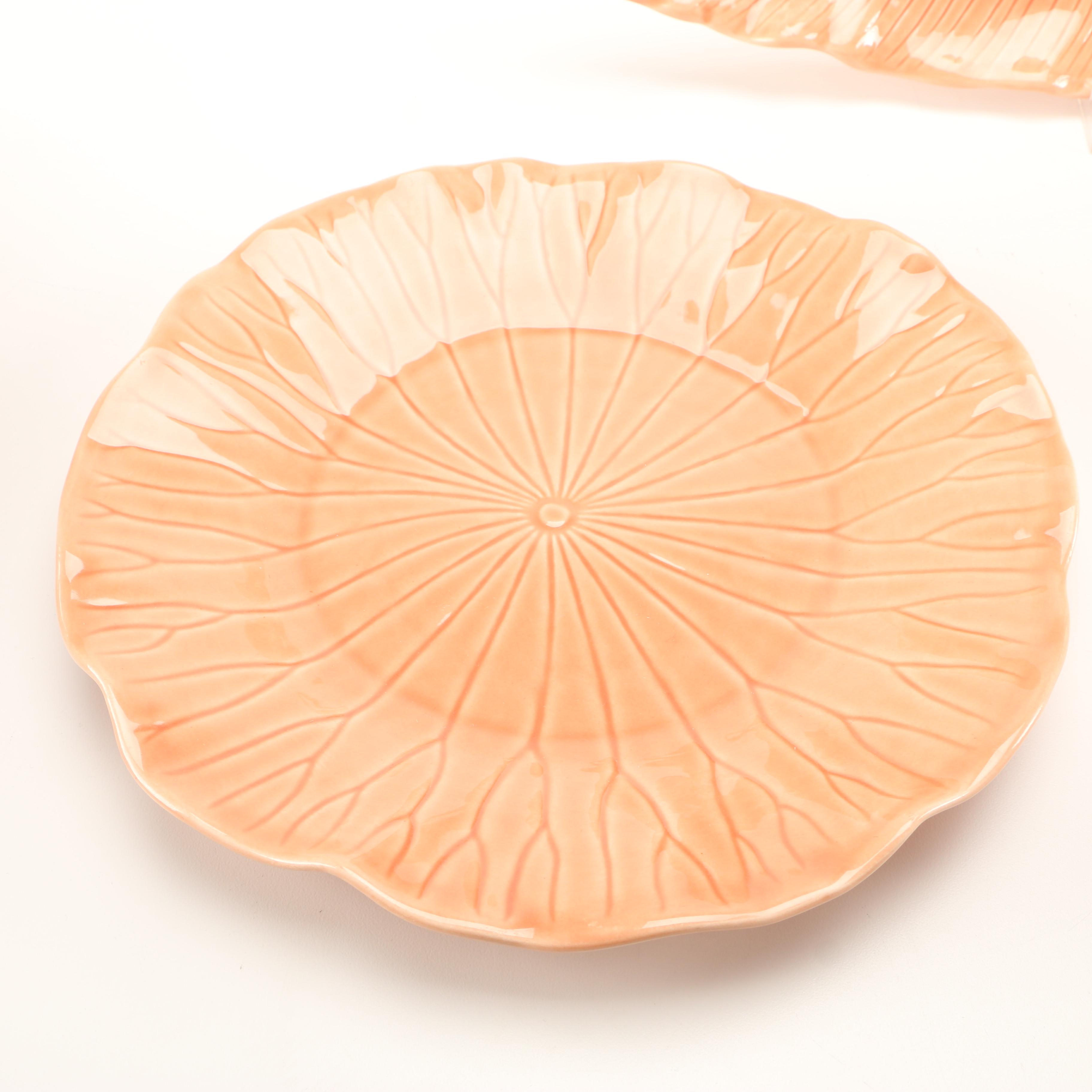 Lotus "Metlox" Hand Crafted Majolica Dinnerware