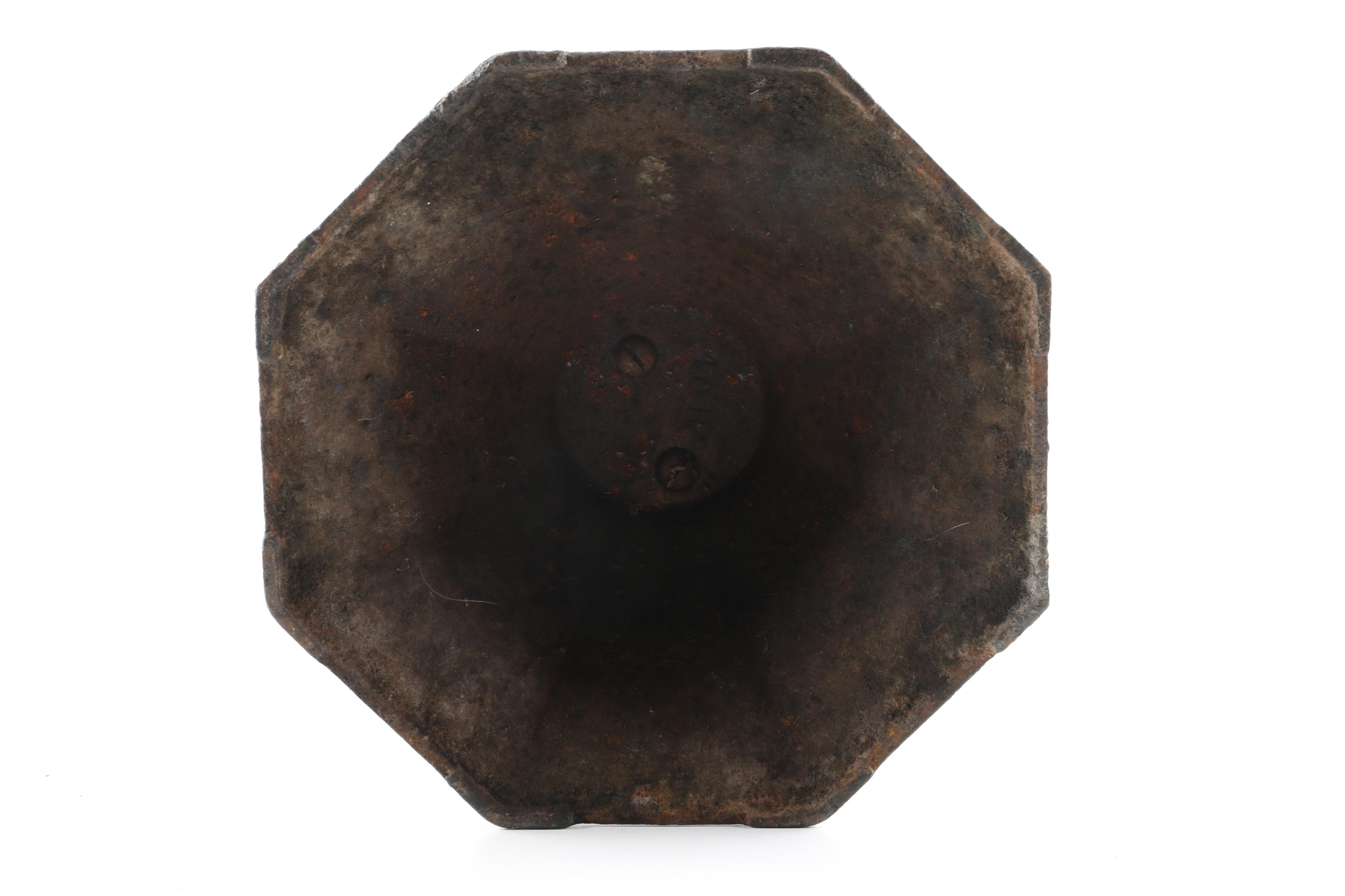 Art Deco Cast Metal Ash Receiver Stand