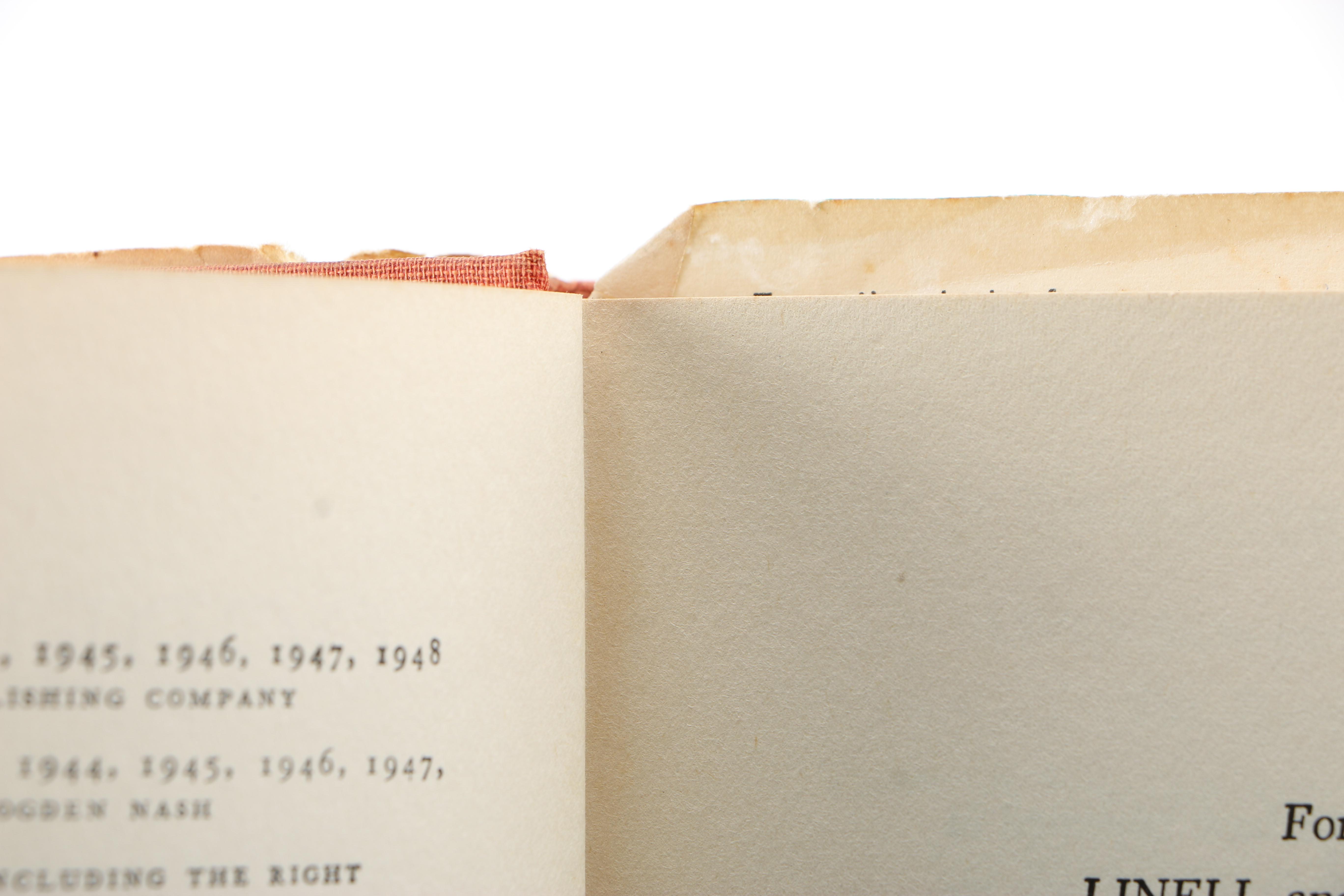 First Edition "Versus" by Ogden Nash