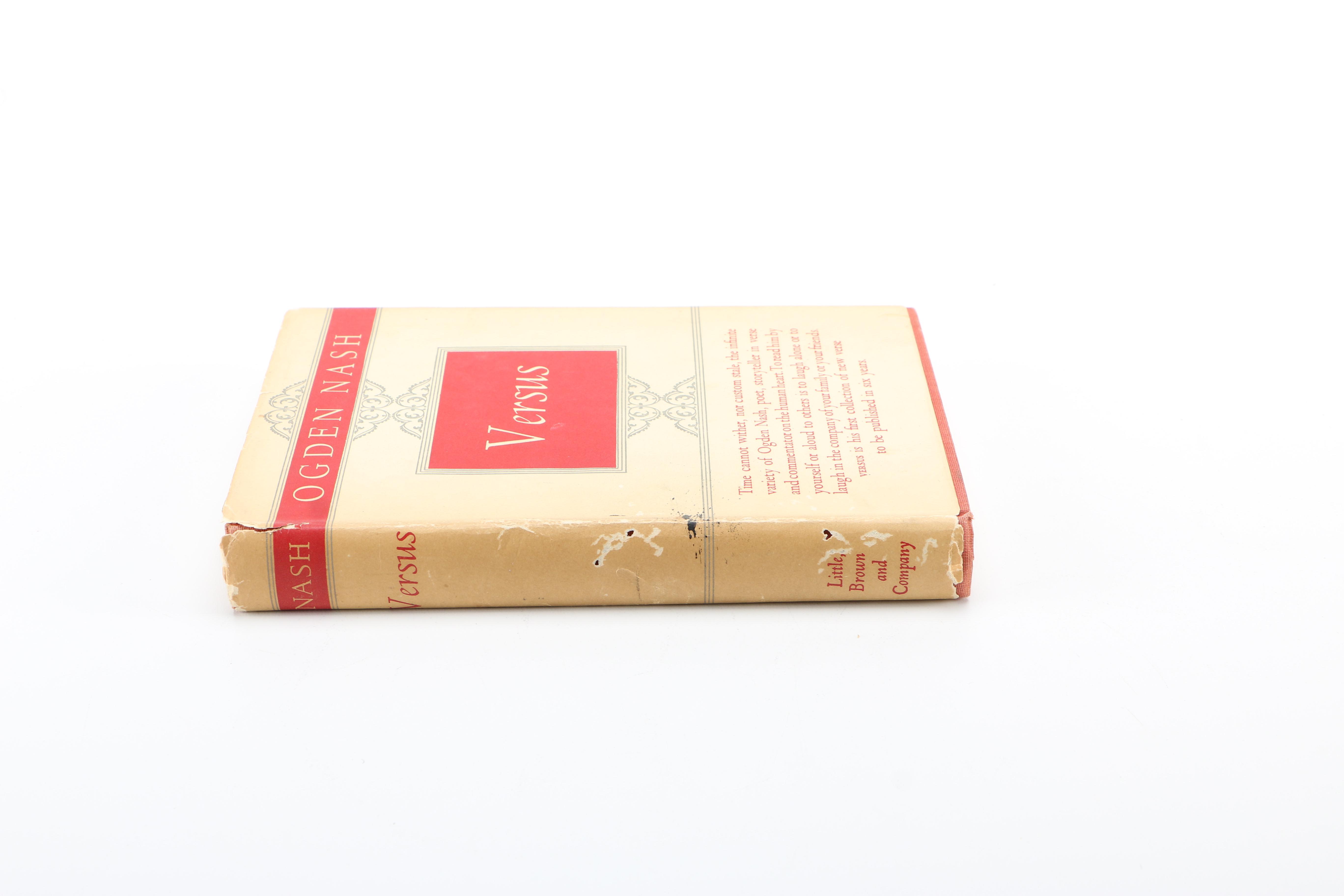 First Edition "Versus" by Ogden Nash