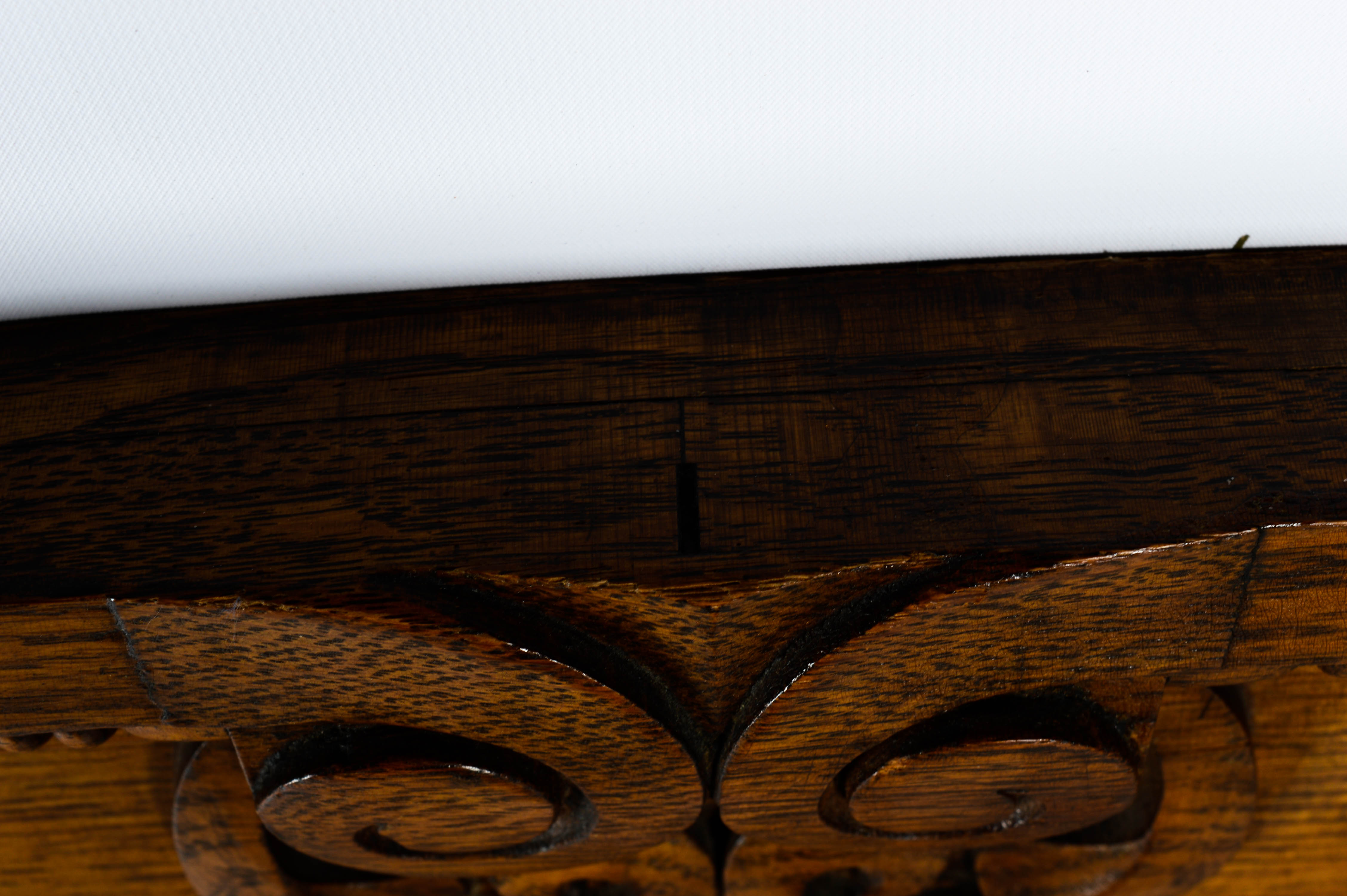 Antique Oak Headboard