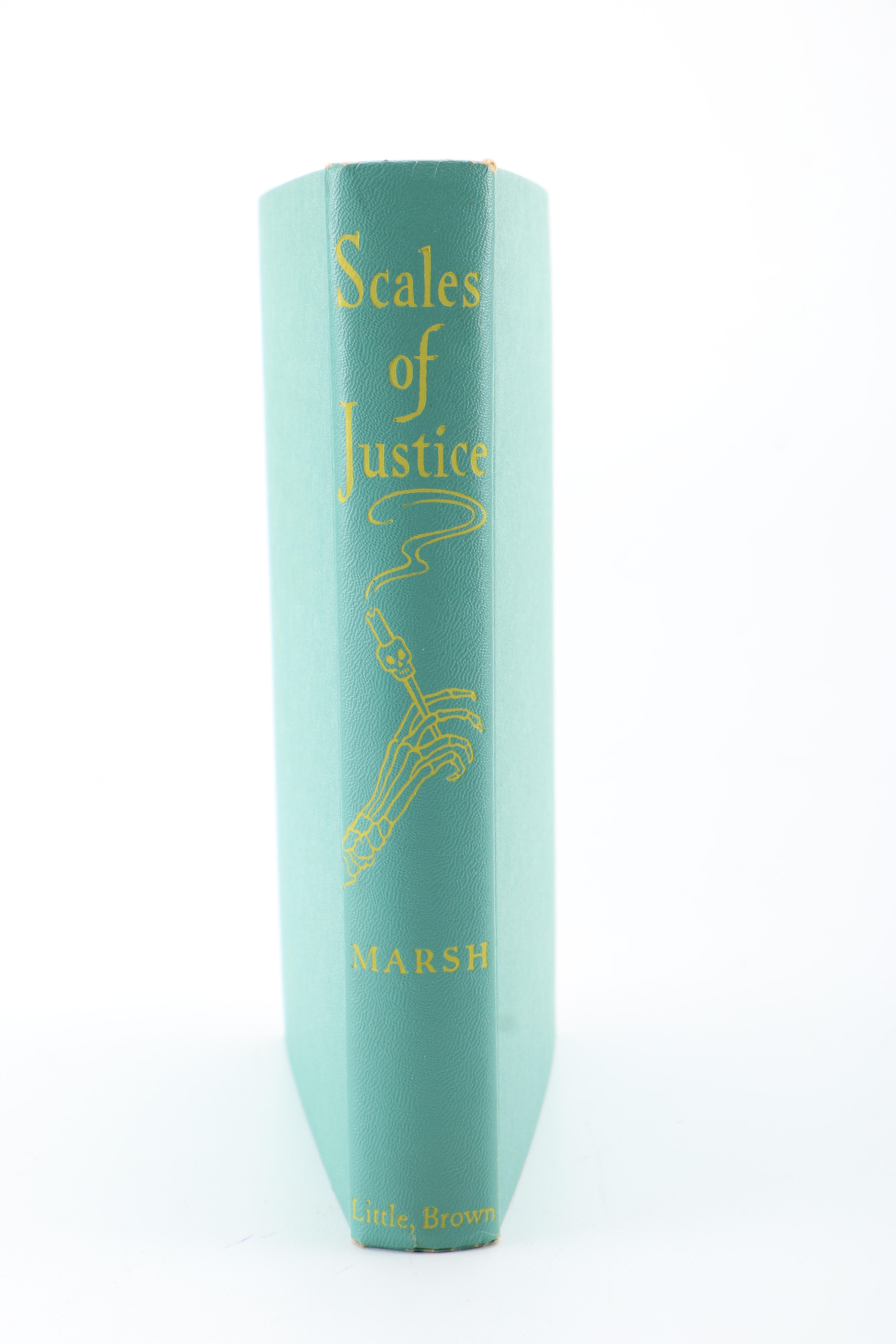1955 First Edition "Scales of Justice" by Ngiao Marsh