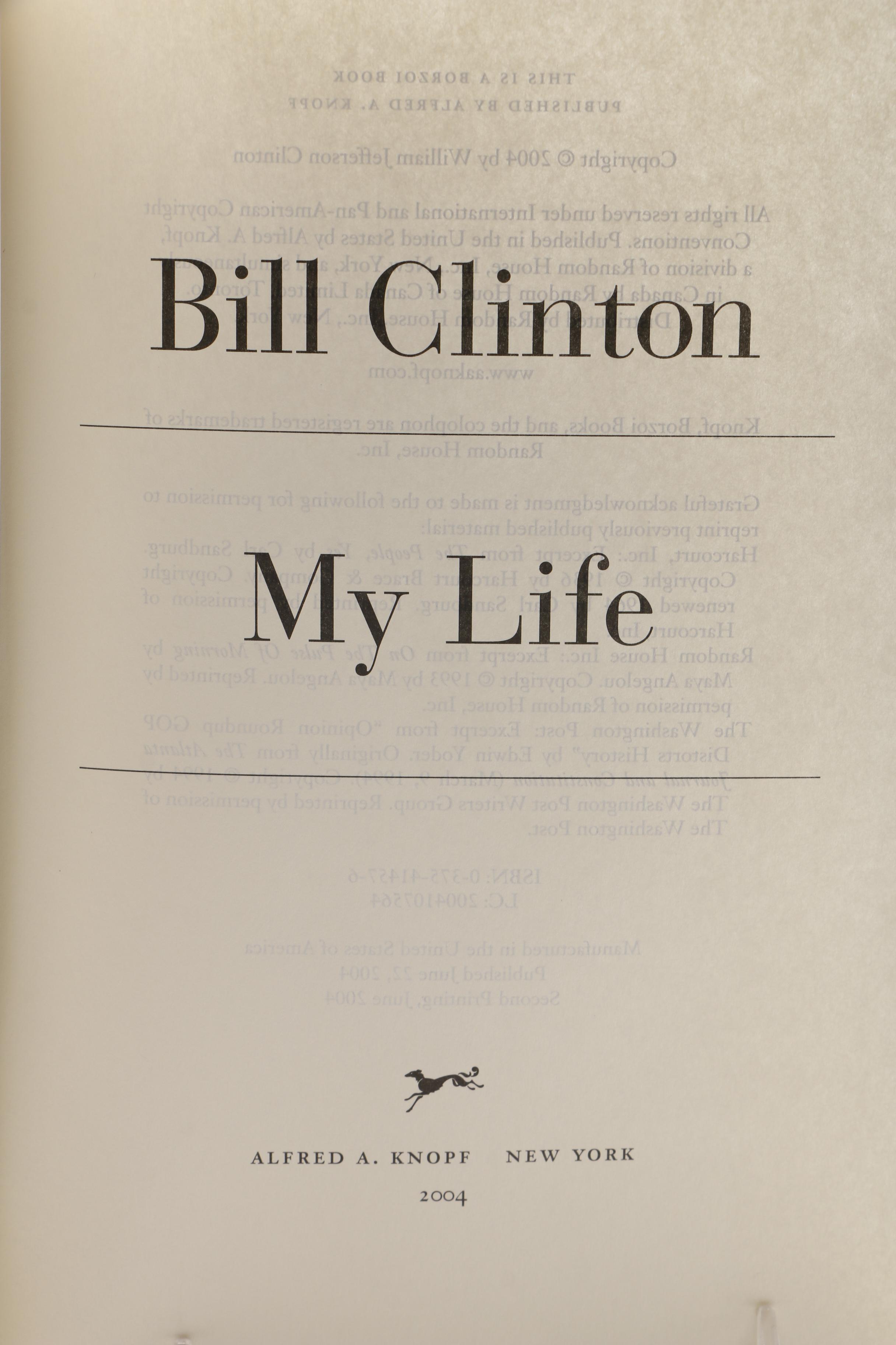 Andrew Morton's "Diana: Her True Story" and Bill Clinton's "My Life" Autobiography