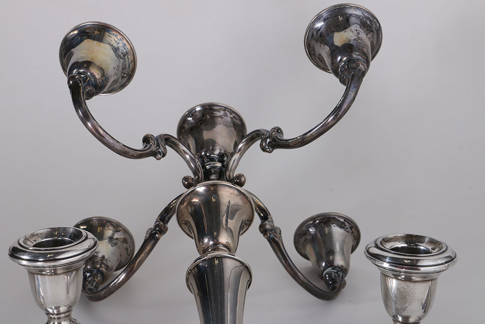 Weighted Sterling Silver Decor and Candelabra Featuring Gorham