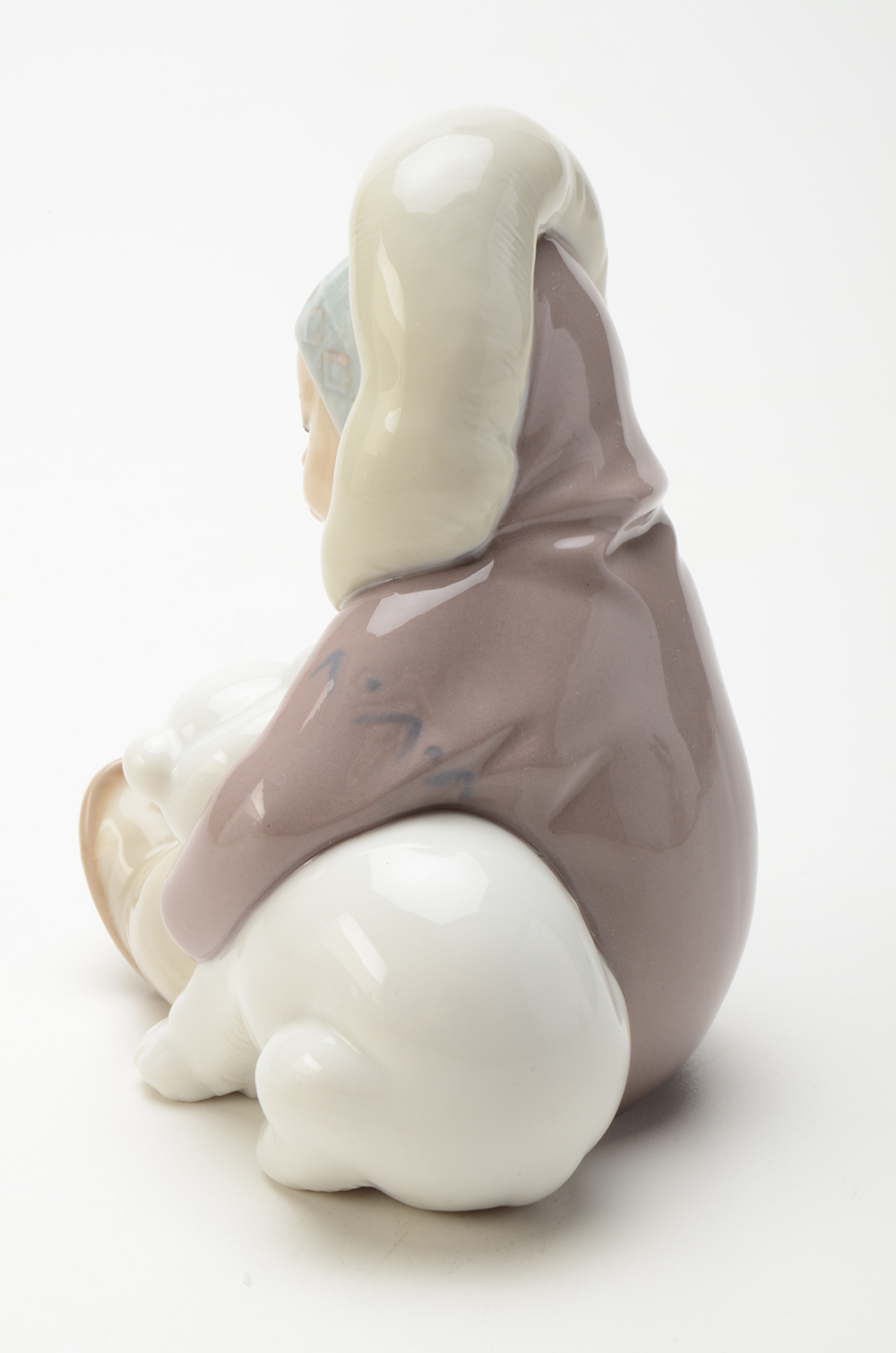 Lladro Eskimo Child with Bear