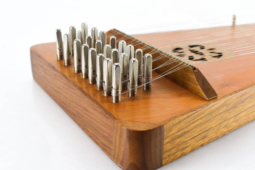 Fellenbaum Signed Bowed Psaltery and Case