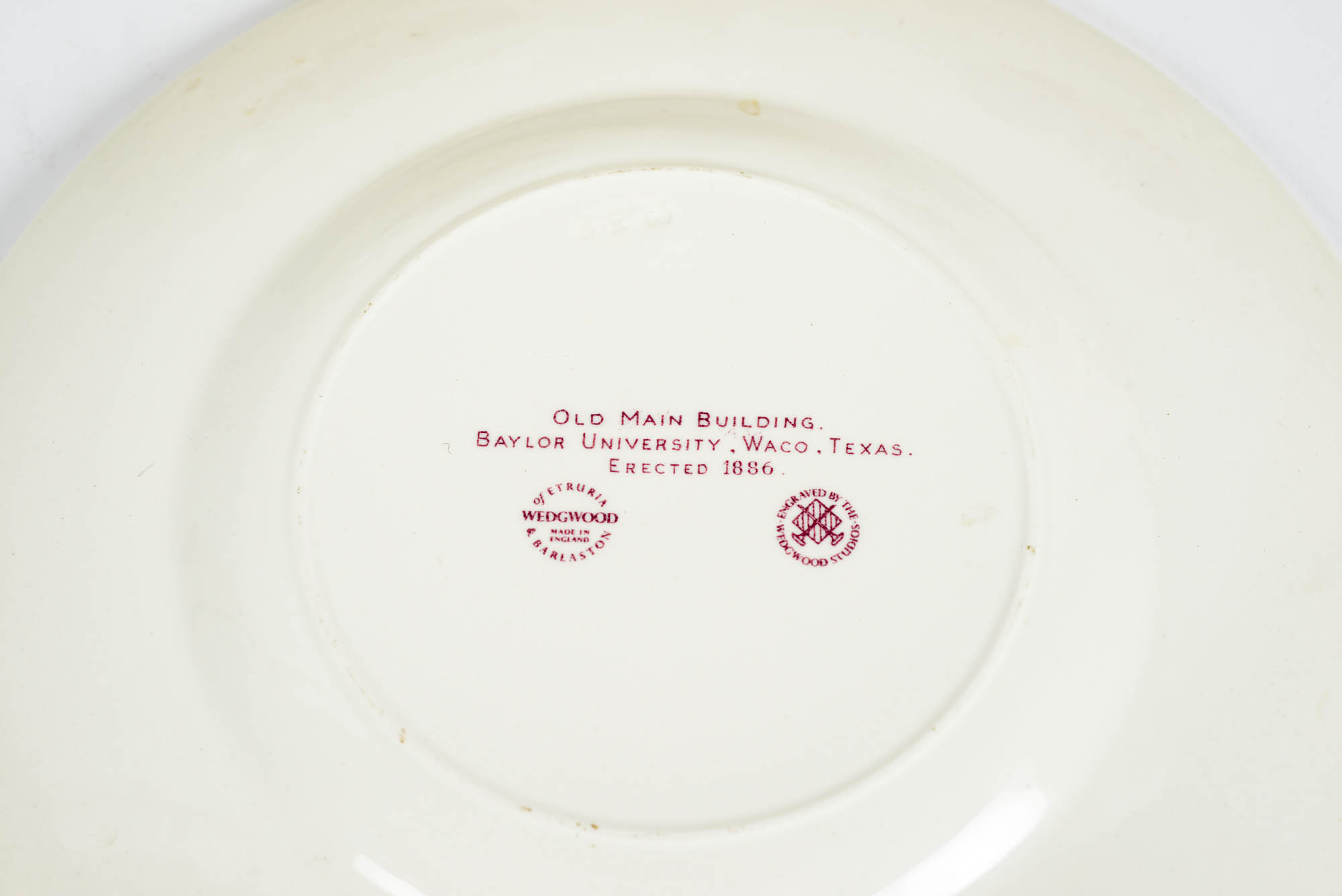 Six Vintage Wedgwood Baylor University Collectible Plates