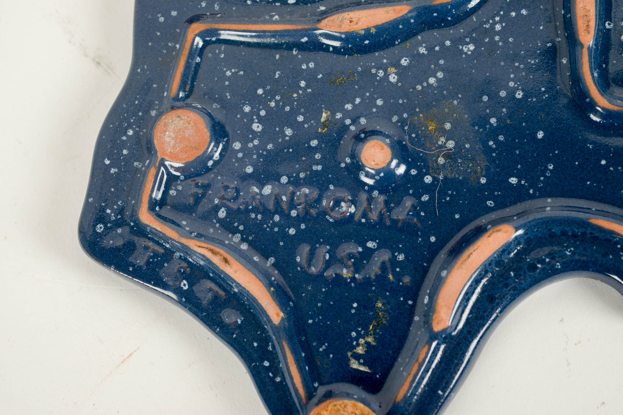 Webco Utica Club Cowboy Schultz & Dooley Beer Stein and Frankoma Texas Trivet