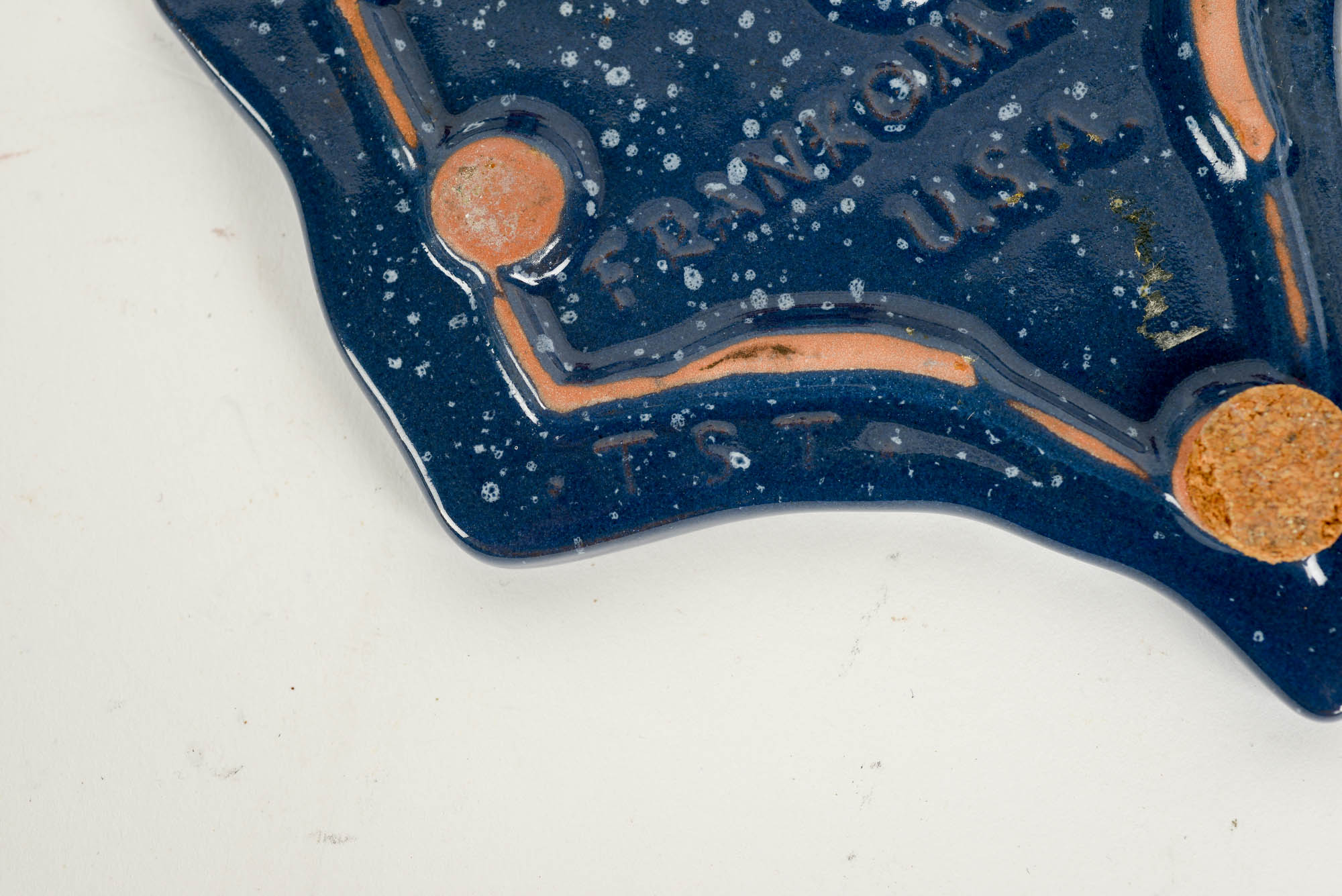 Webco Utica Club Cowboy Schultz & Dooley Beer Stein and Frankoma Texas Trivet