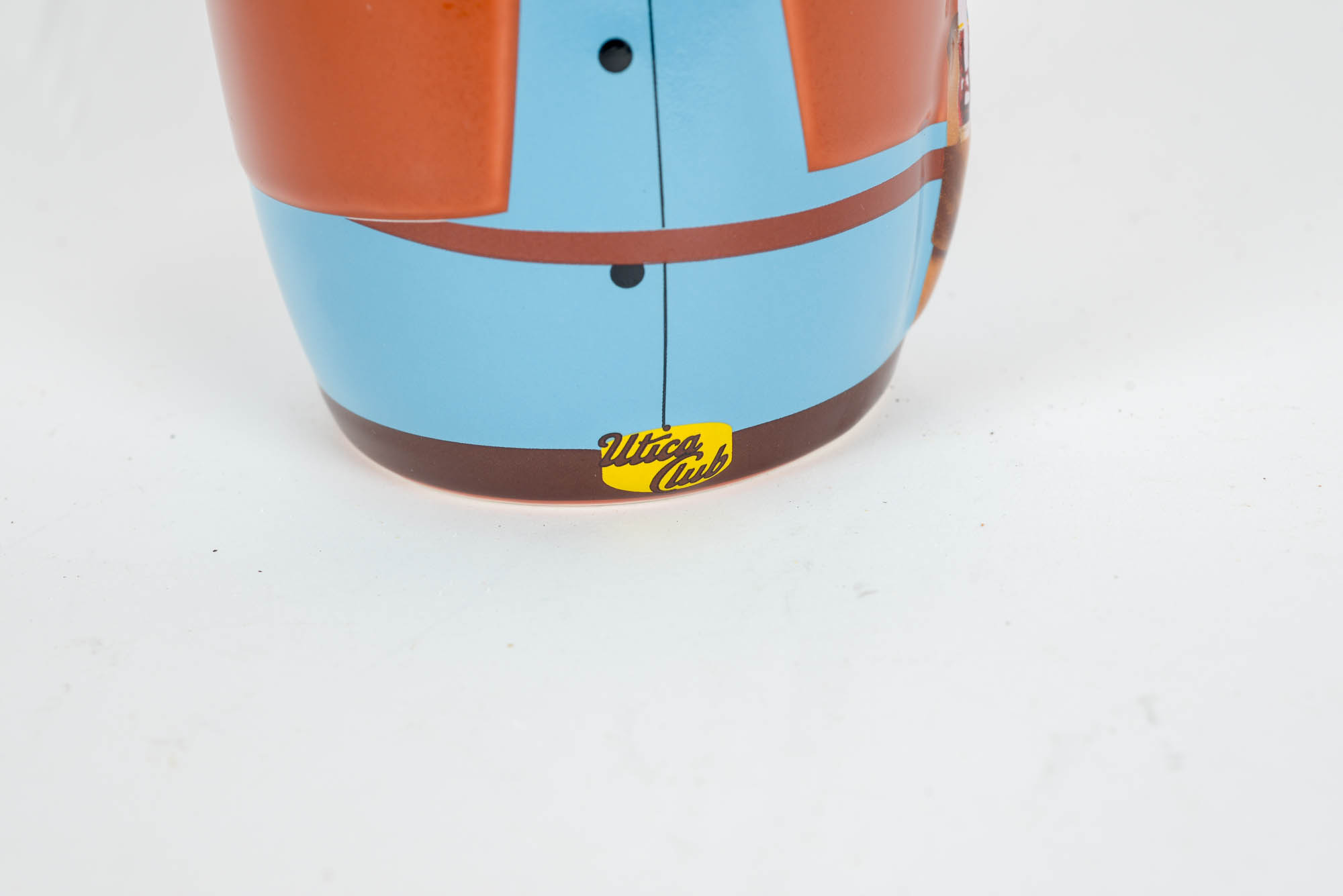 Webco Utica Club Cowboy Schultz & Dooley Beer Stein and Frankoma Texas Trivet