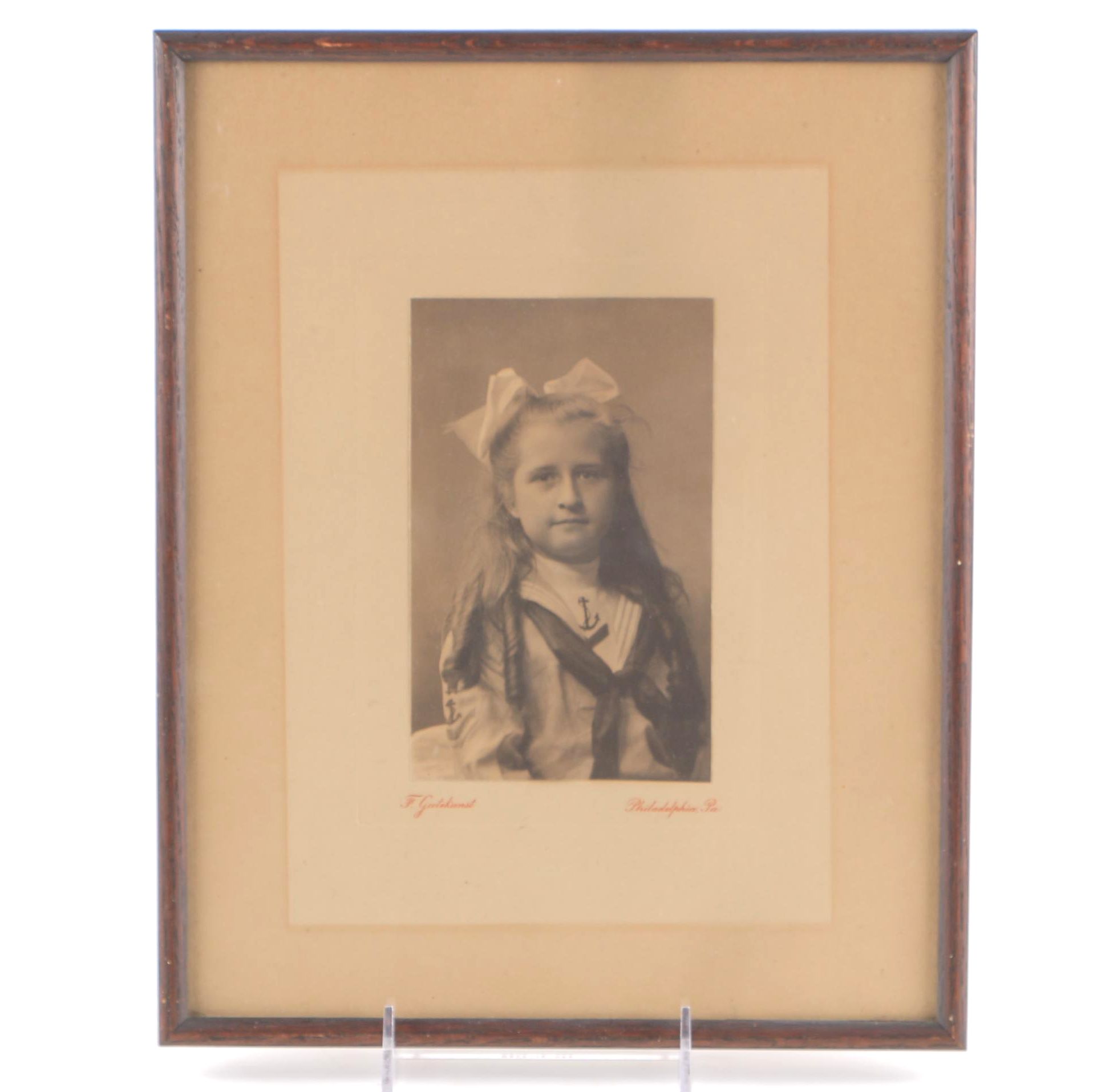 Frederick Gutekunst Photogravure of Portrait