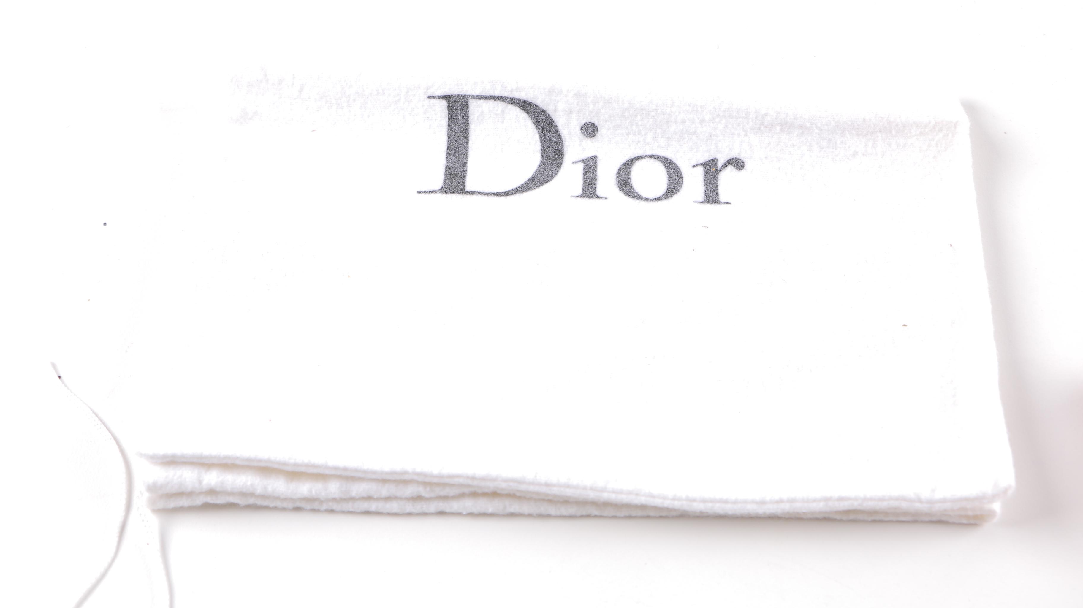 Christian Dior Slide Sandals and Lingerie Bag