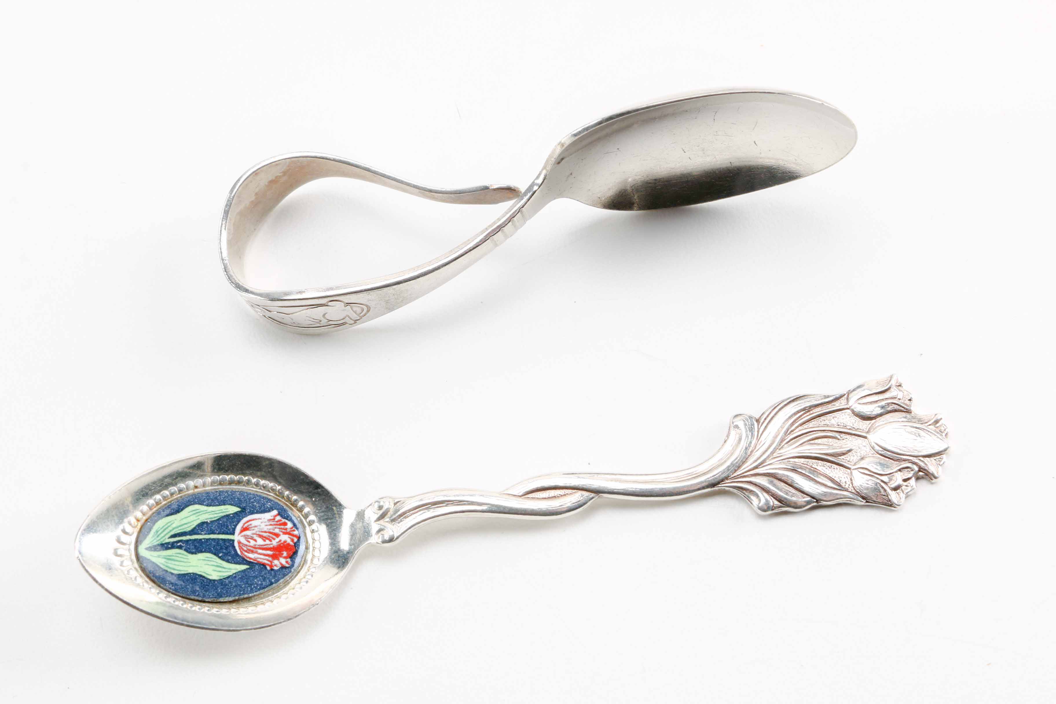 Silver Plate Flatware Featuring Oneida Community "Tudor Plate" Spoons