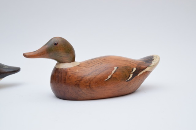 Signed Limited Edition Frank L. Beall Wooden Mason Replica Duck Decoys