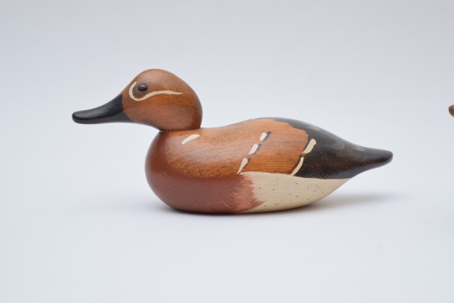 Signed Limited Edition Frank L. Beall Wooden Mason Replica Duck Decoys