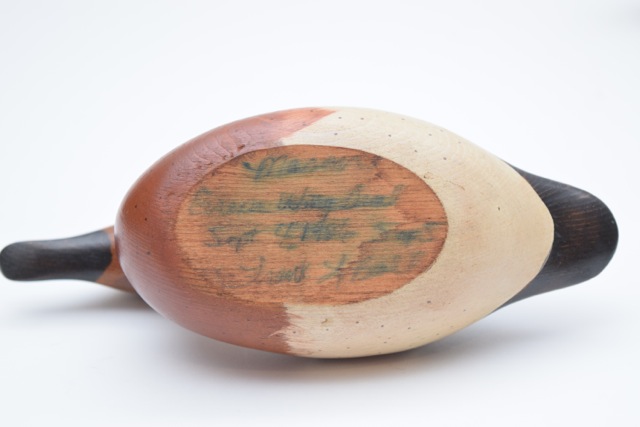 Signed Limited Edition Frank L. Beall Wooden Mason Replica Duck Decoys