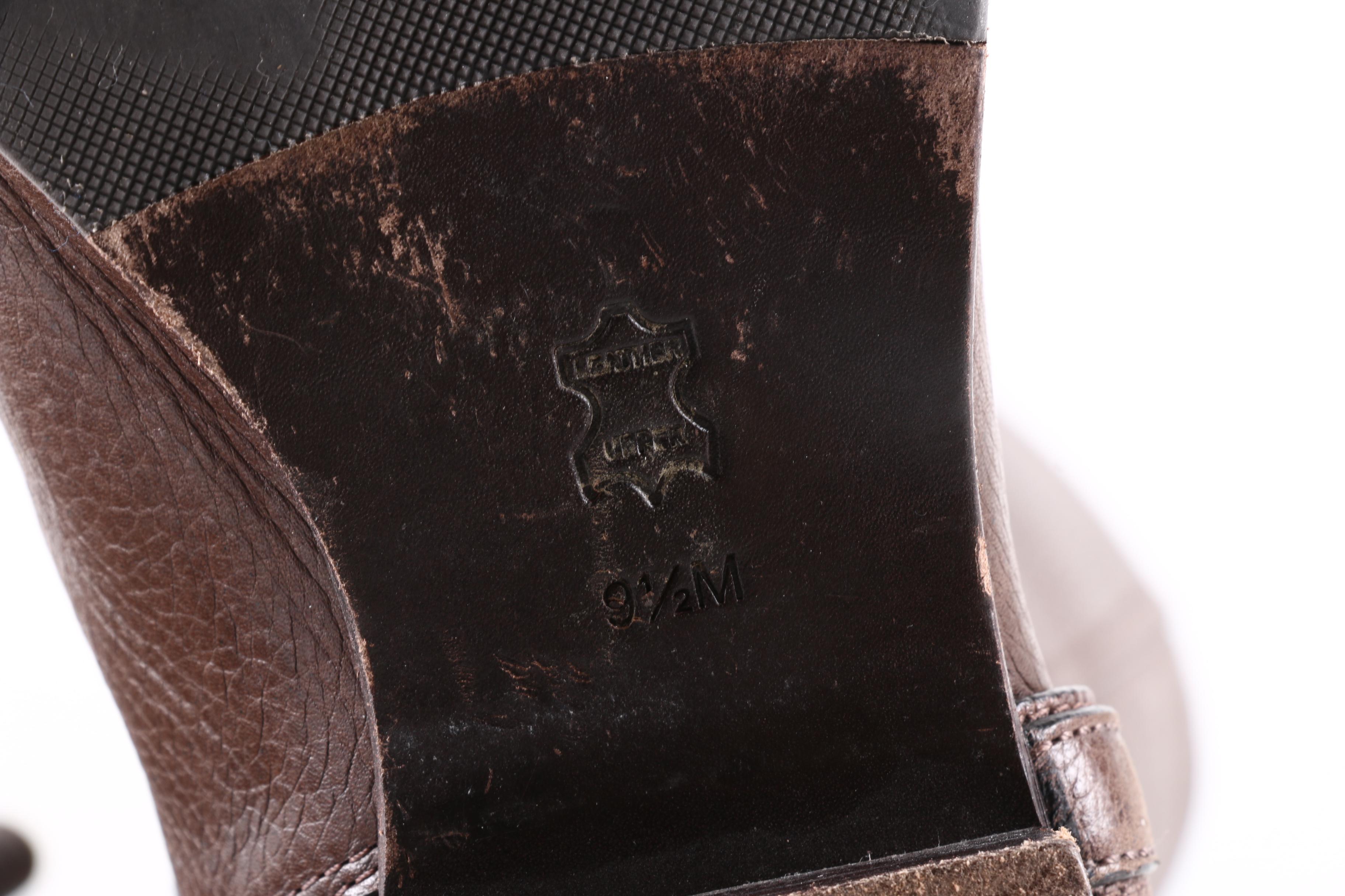 Tory Burch Brown Leather Boots