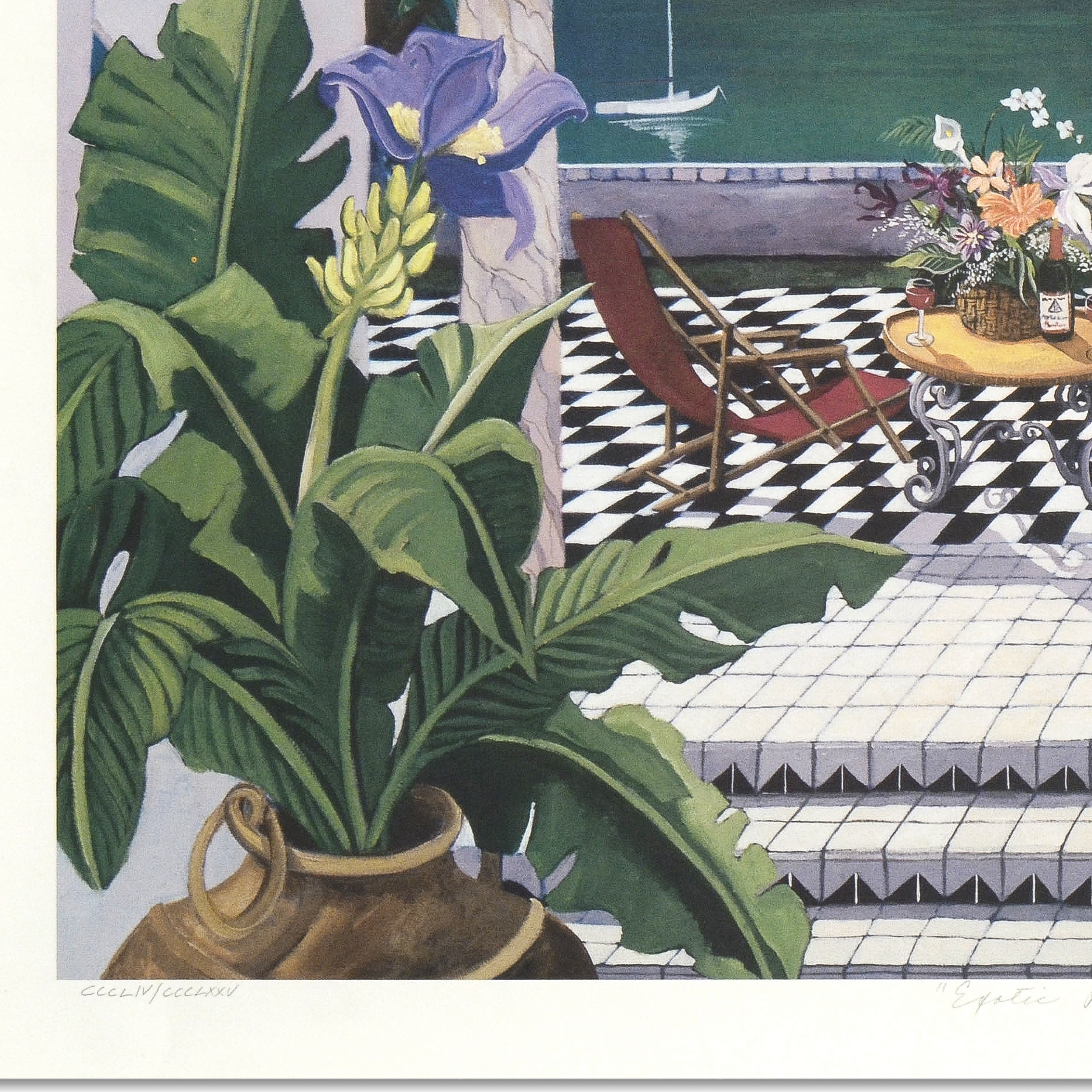 Sharie Bohlmann Hatchett Limited Edition Lithograph "Exotic Rendezvous"