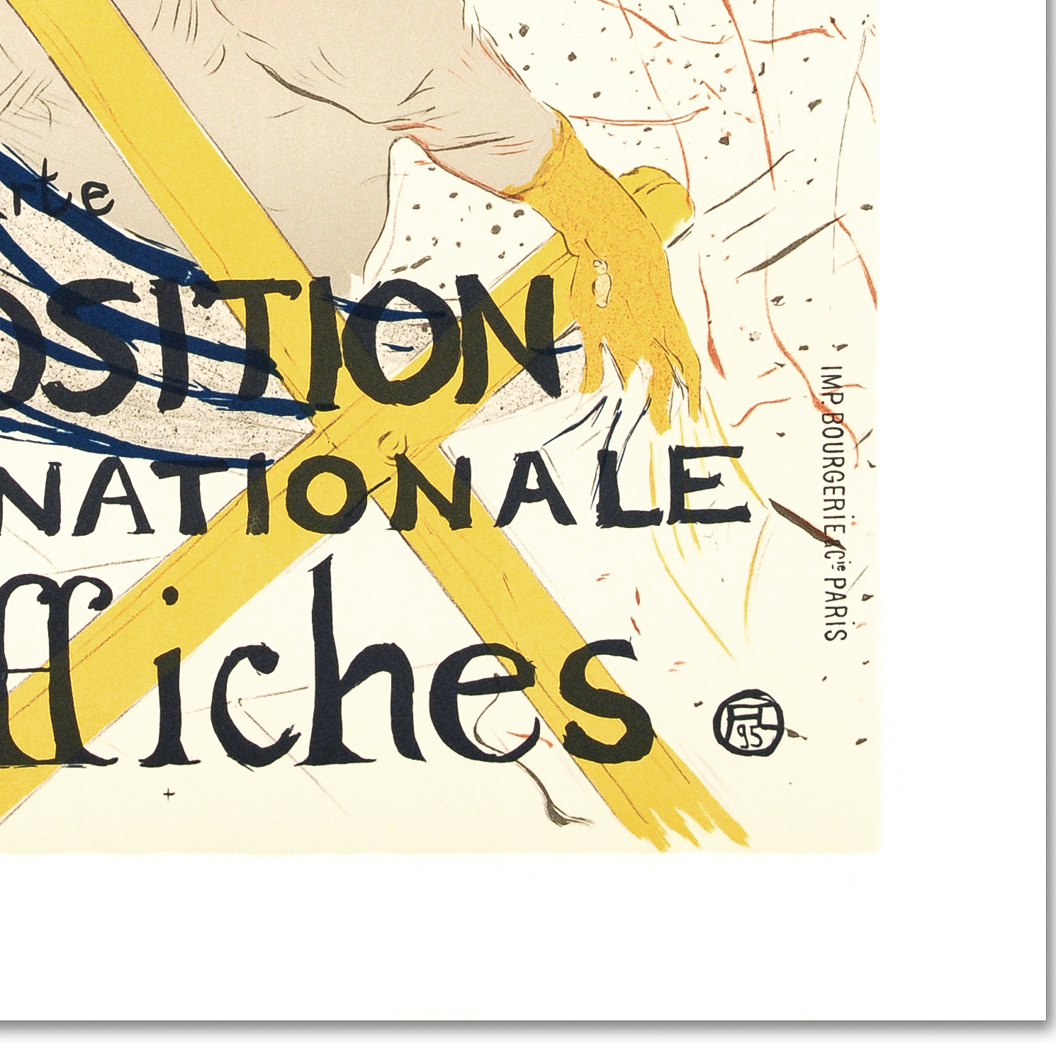 Hand Pulled Lithograph on Paper "Salon Des Cent" after Henri de Toulouse-Lautrec