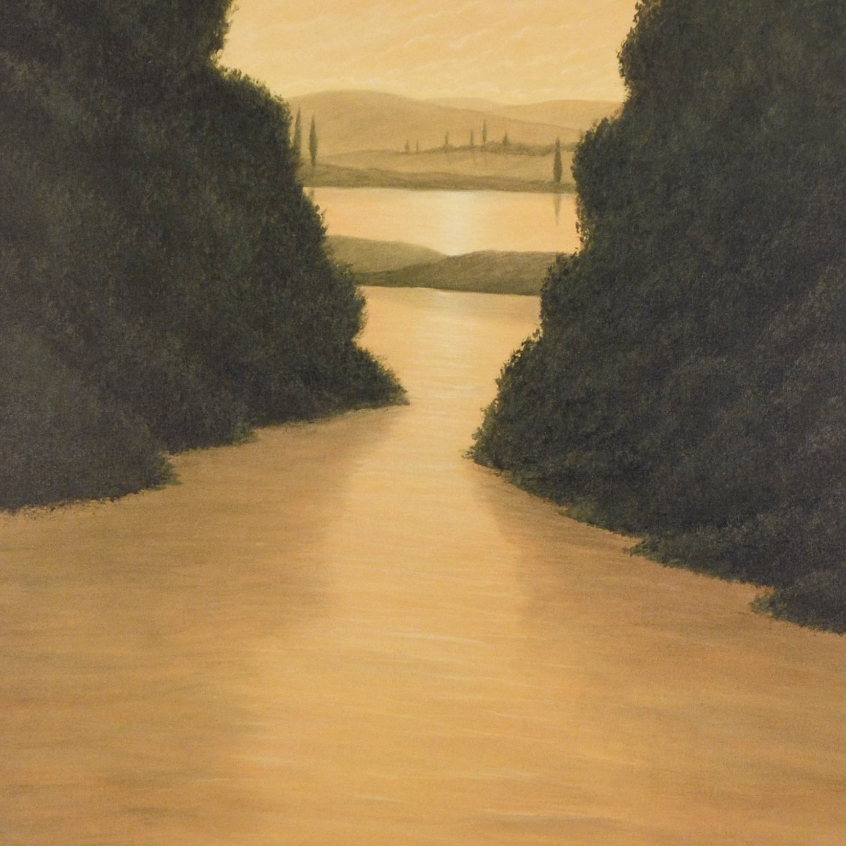 Steven Lavaggi Signed Limited Edition Lithograph "Golden Reflections"