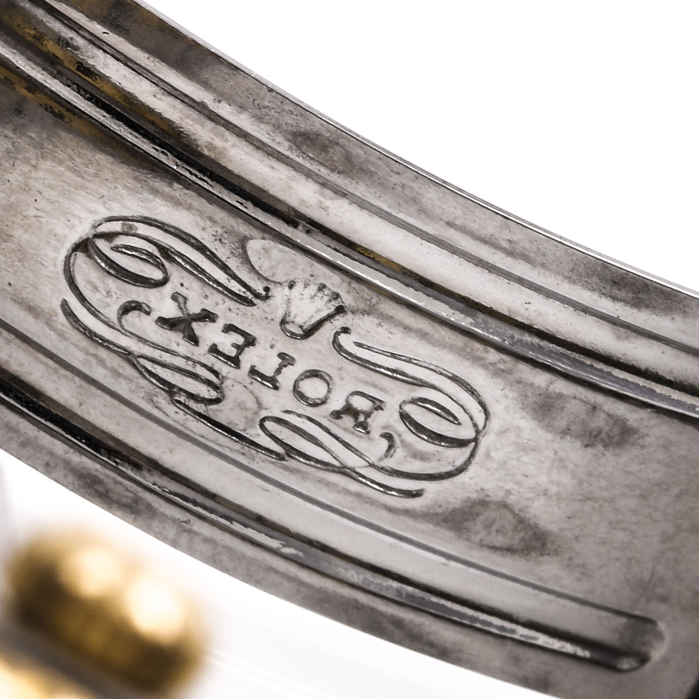 Vintage 14K Yellow Gold and Stainless Steel Rolex Oyster Perpetual Datejust Watch