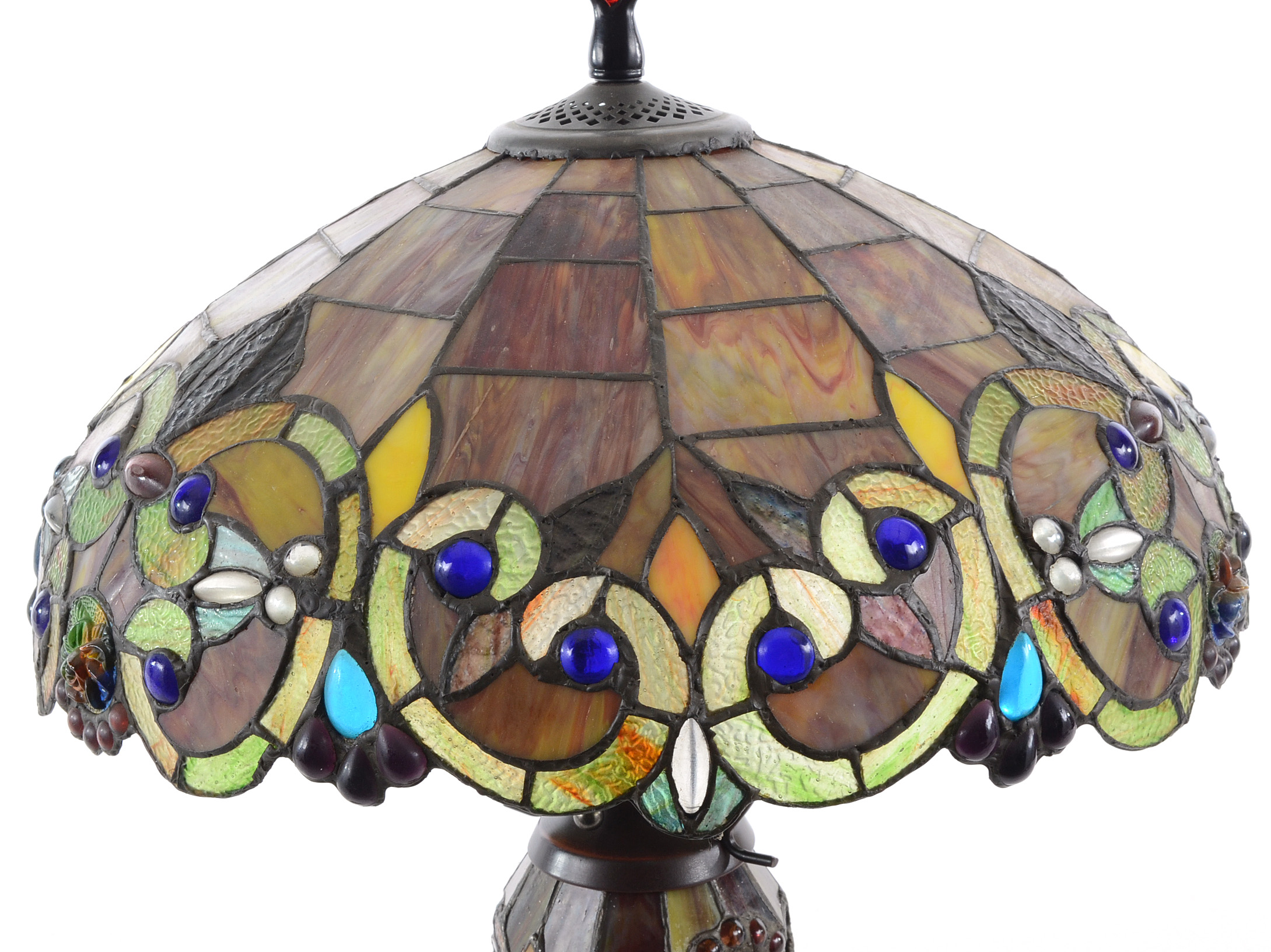 Contemporary Tiffany Style Stained Glass Lamp
