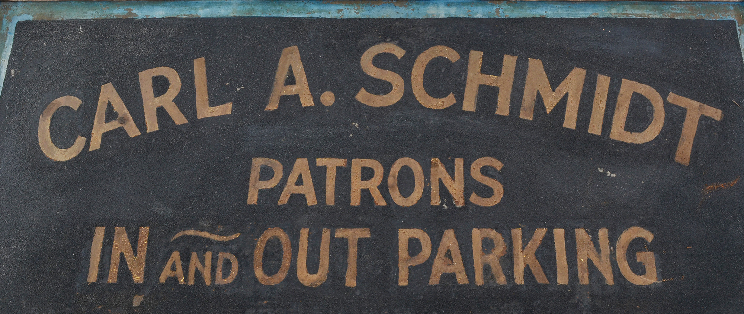 Large Antique Physicians Office Parking Sign