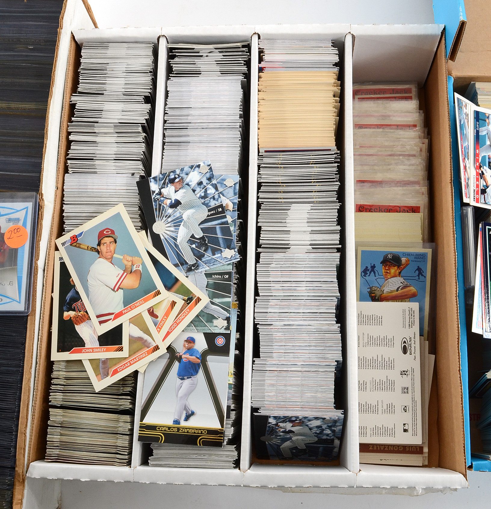 Hundreds of Baseball Cards