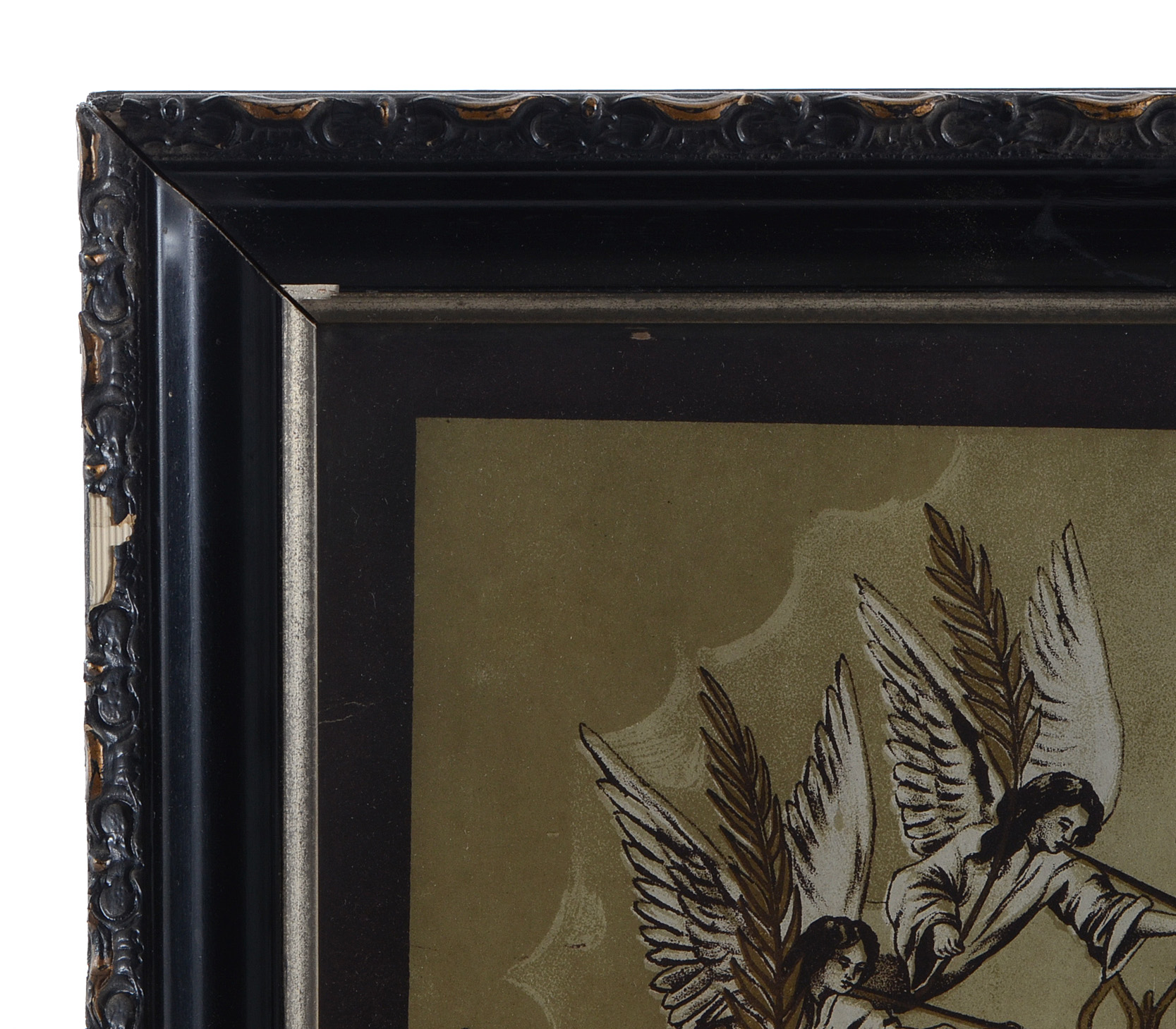 Antique Hand-Pulled Lithograph Memorial Print