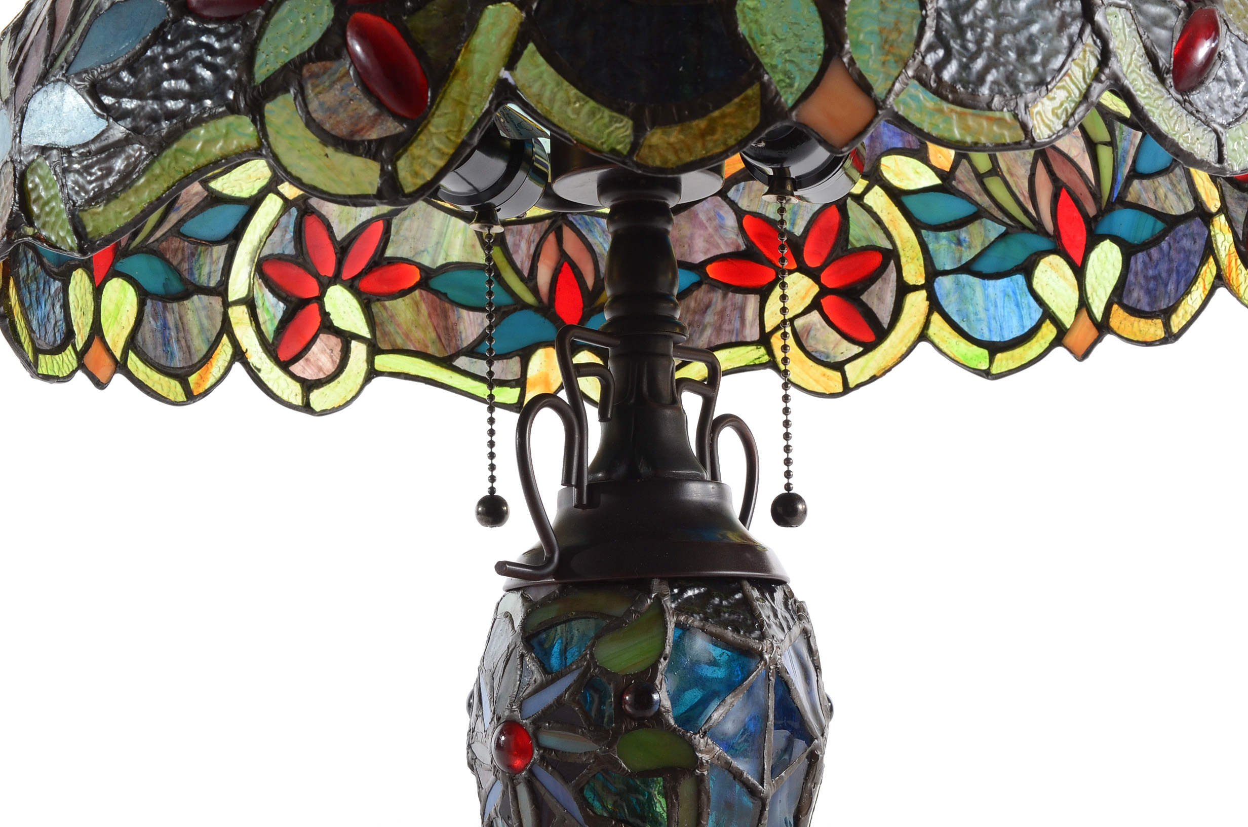 Contemporary Tiffany Style Stained Glass Lamp