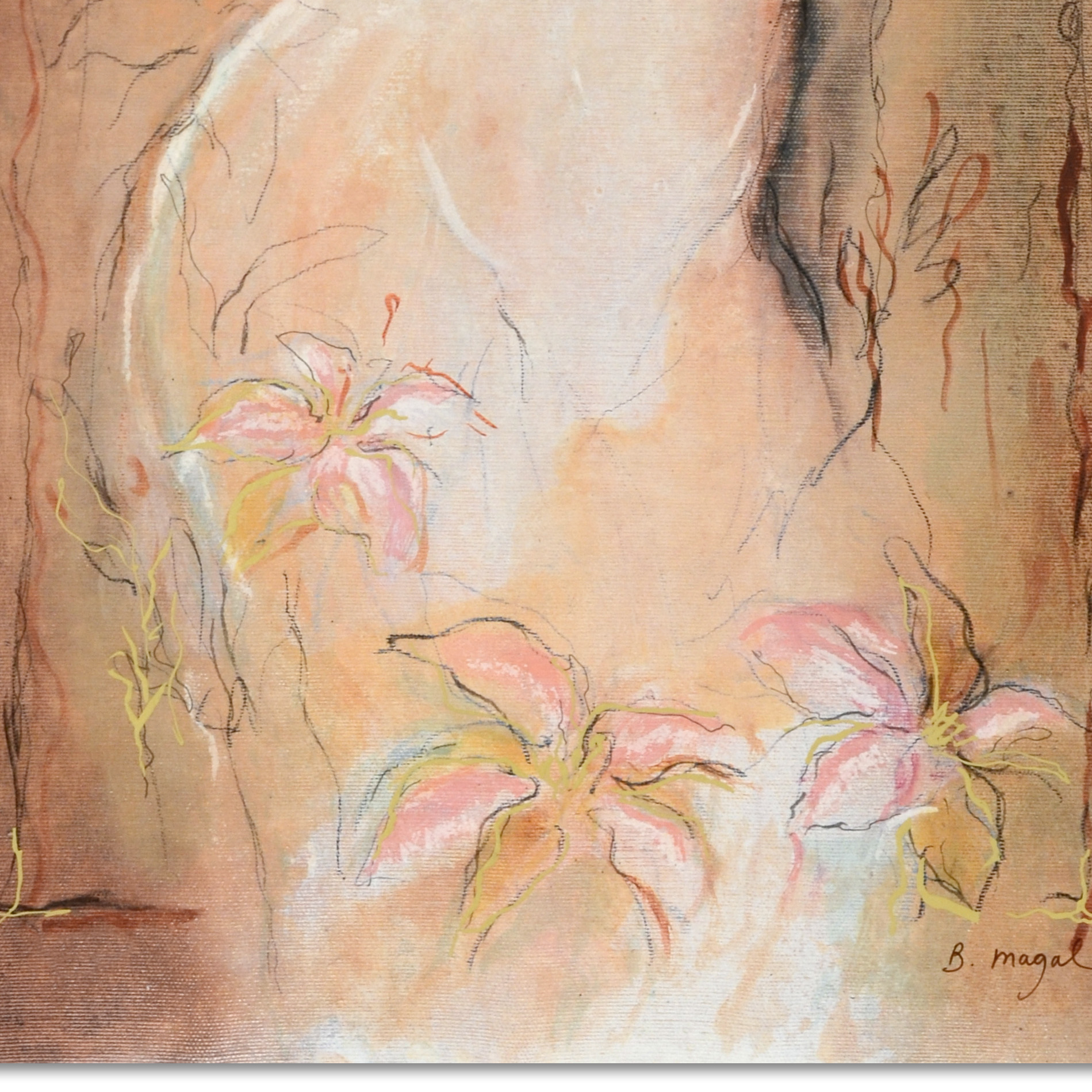 Batia Magal Limited Edition Serigraph on Paper "Naivety"