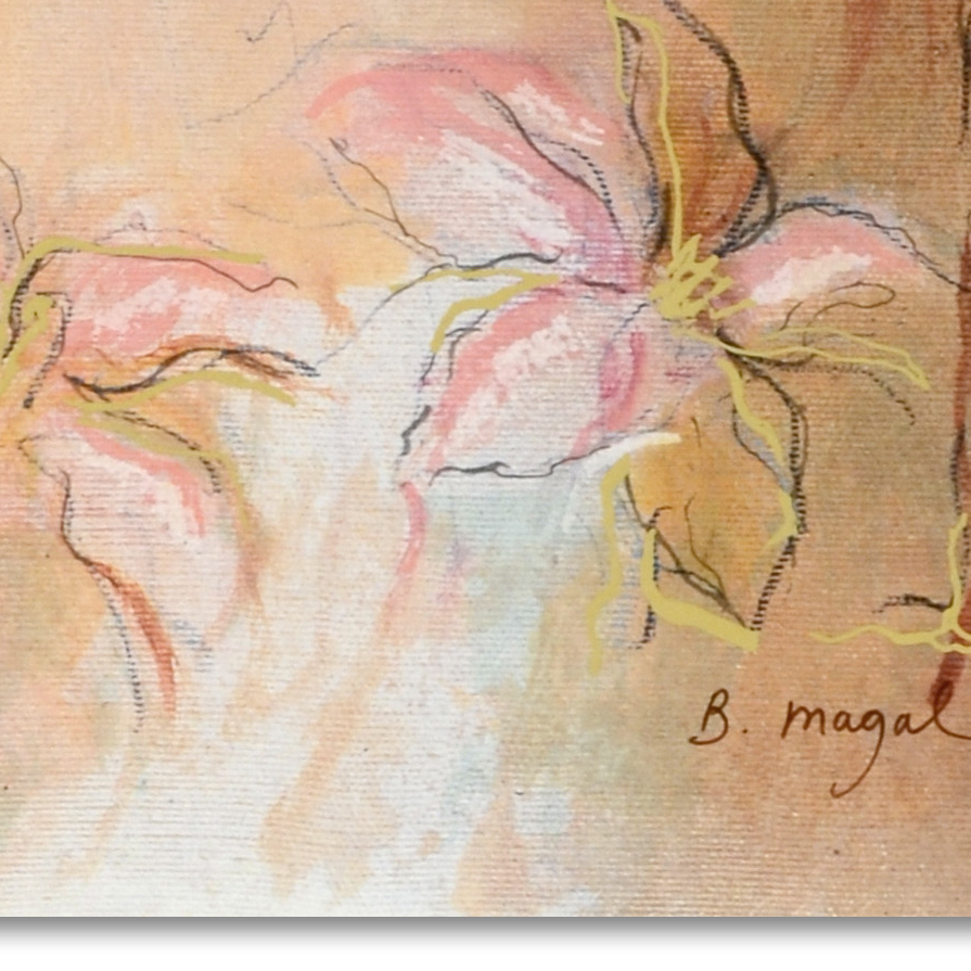 Batia Magal Limited Edition Serigraph on Paper "Naivety"