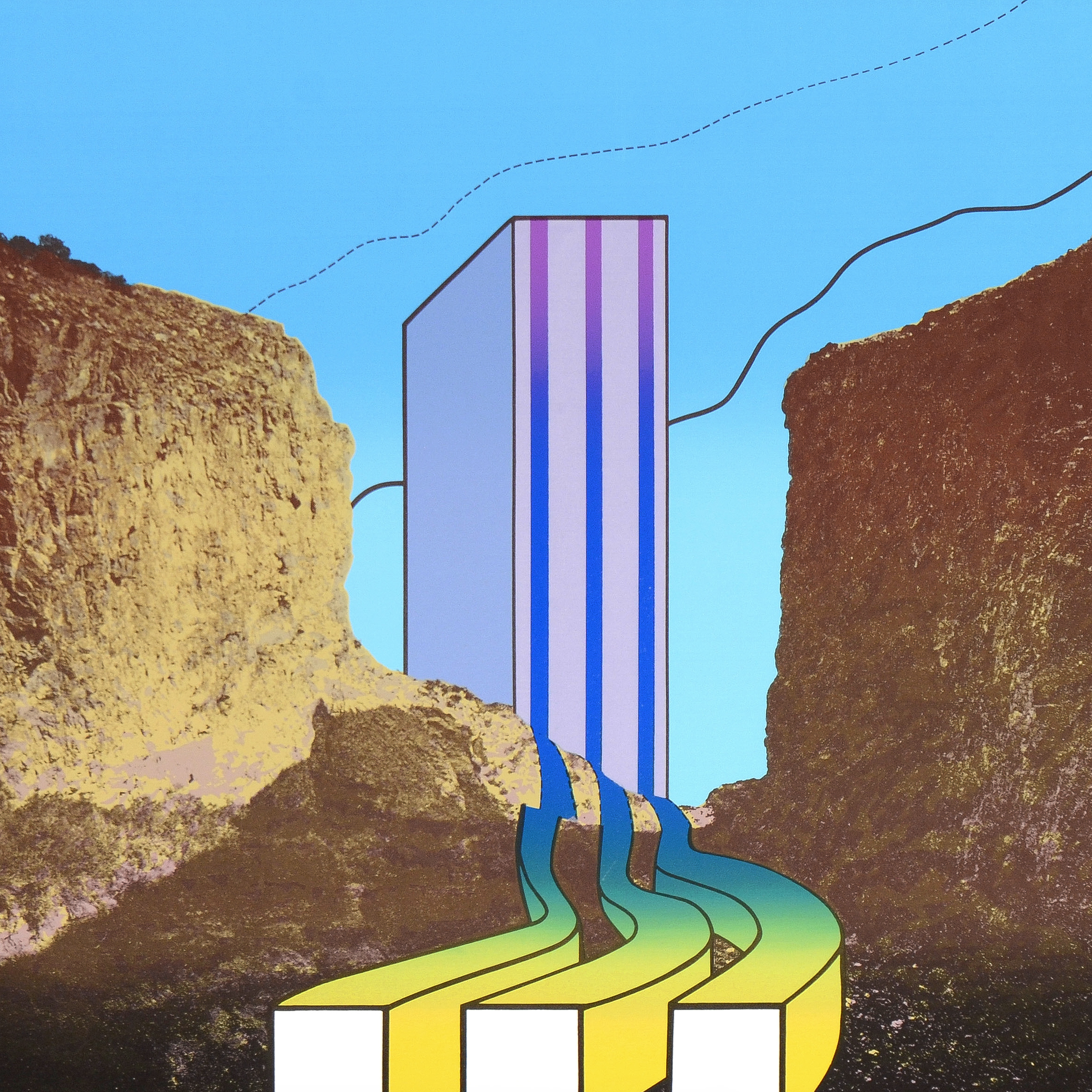 Charles Magistro Limited Edition Lithograph on Paper "Great American Canyon"