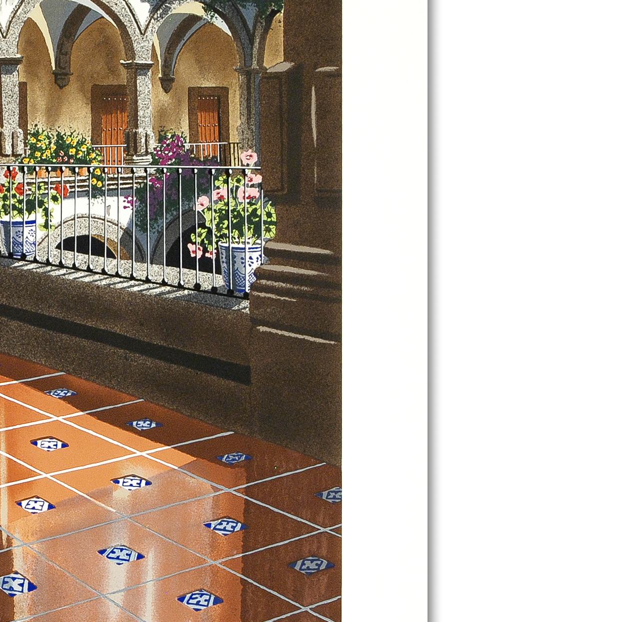 Juan Medina Limited Edition Serigraph on Paper "First Light of the Day"