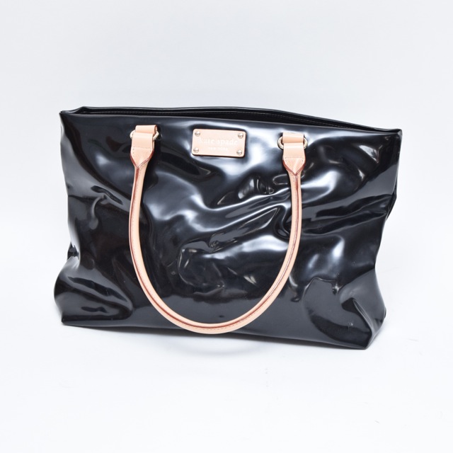 Kate Spade Black Patent Leather Tote