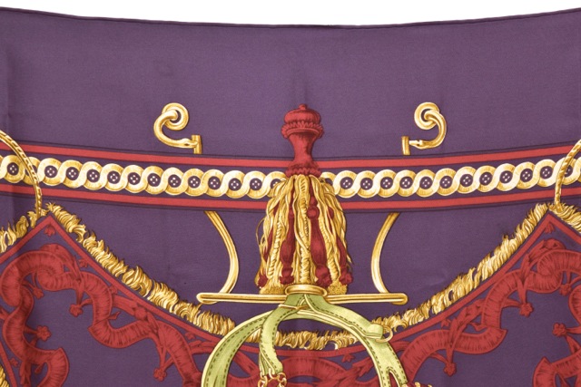 Hermès "Bride de Cour" Silk Twill Scarf