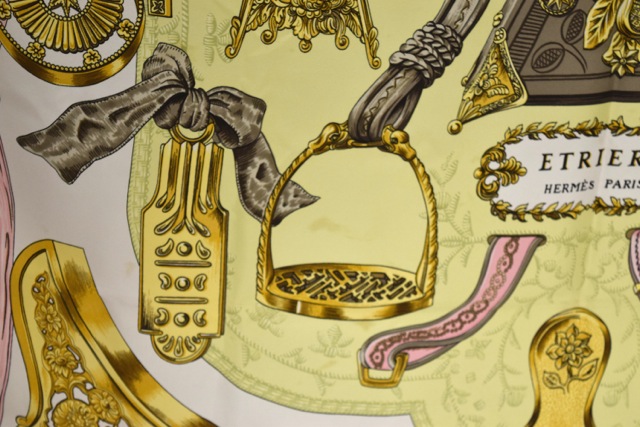 Hermès "Etriers" Silk Twill Scarf