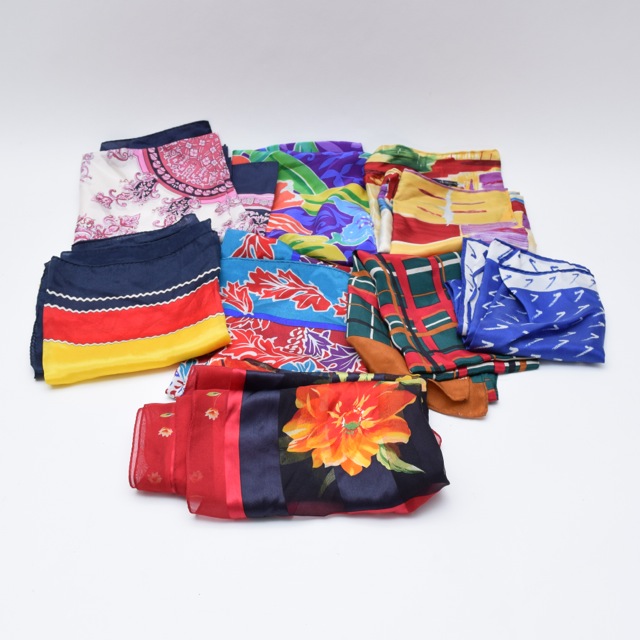 Silk Scarves, Including Honey, Vera and Vos & Low