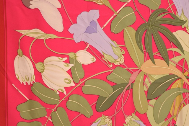 Hermès "Flora Graeca" Silk Twill Scarf