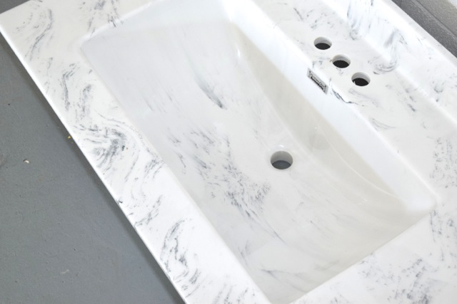 Custom Cast MarbleWorks Marble Vanity Sink
