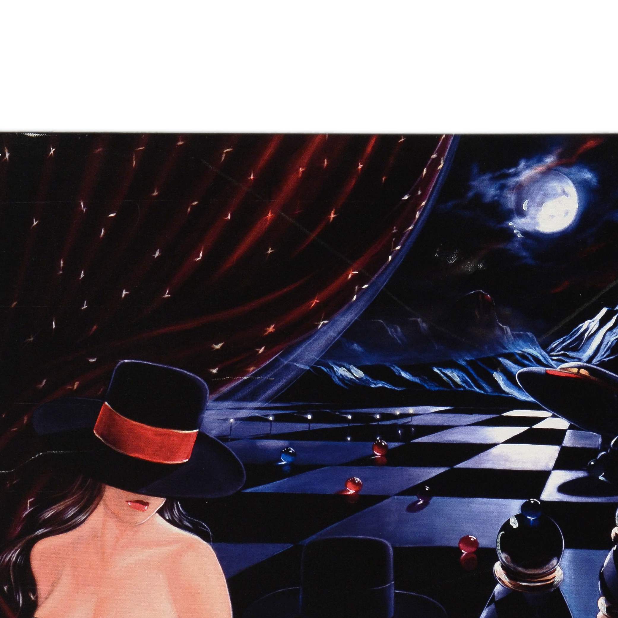 Victor Ostrovsky Limited Edition Giclée on Stretched Canvas "The Game"