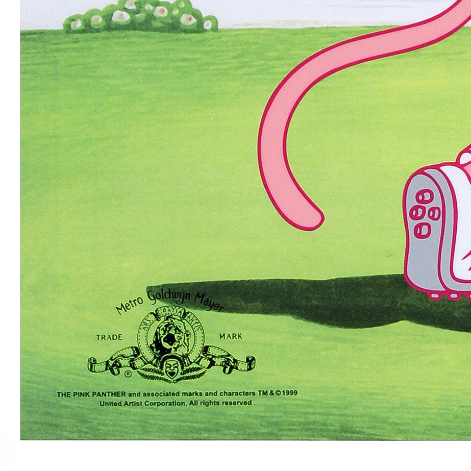 "Pink Panther Golfing" MGM & United Artist Sericel